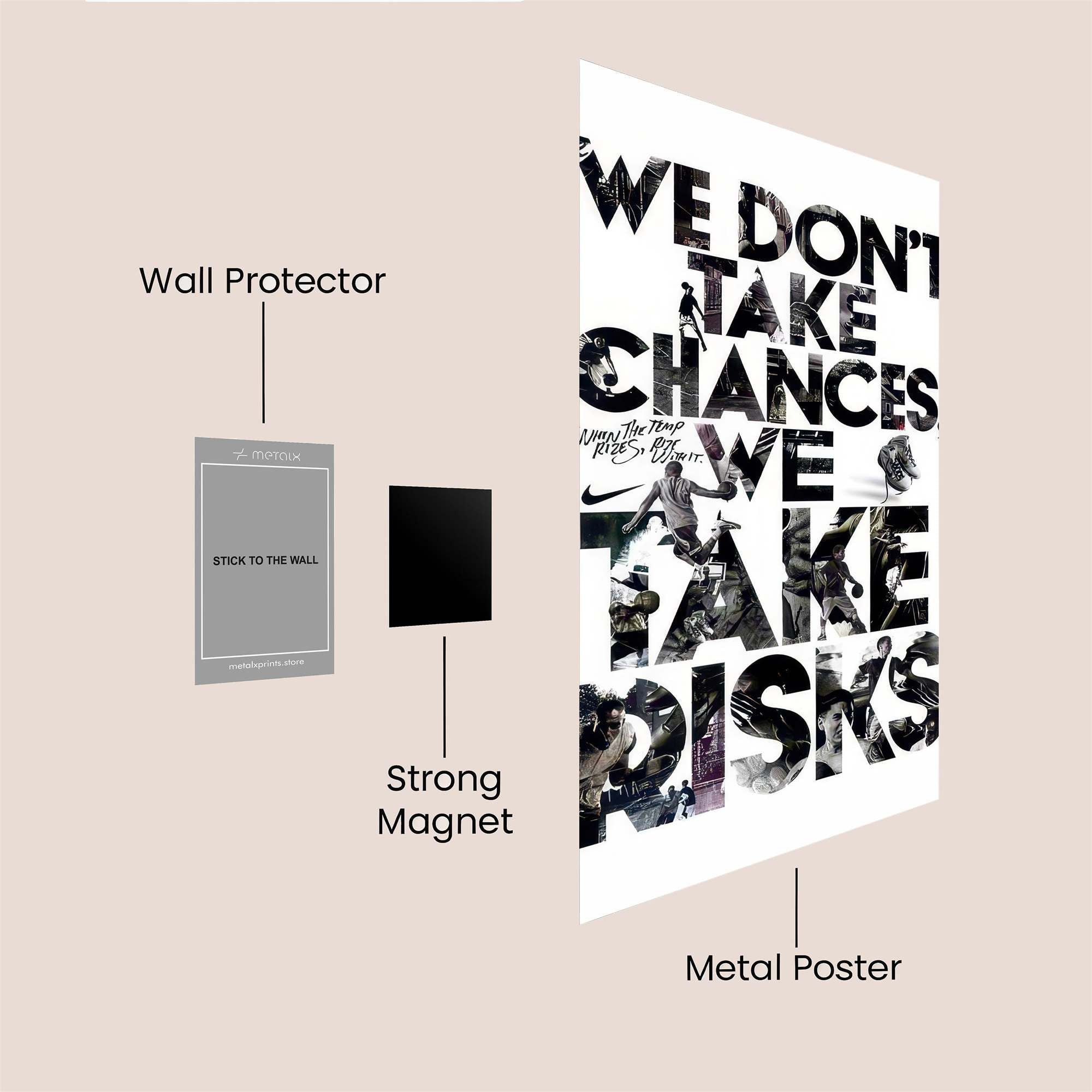 Risk Taker Safe Wall Magnetic / M