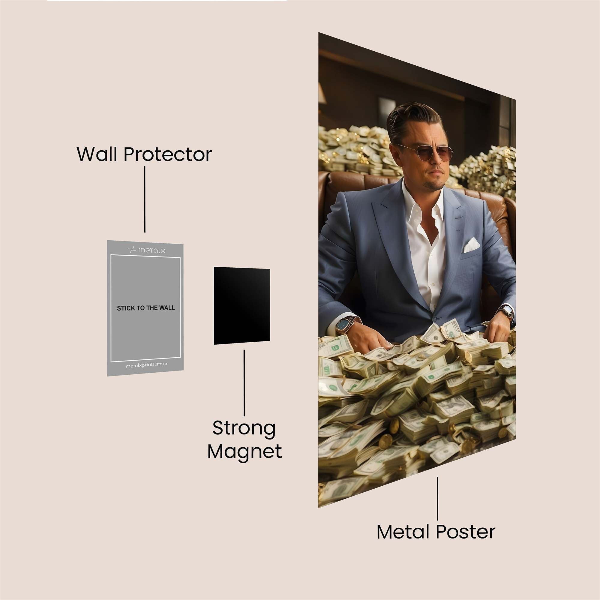 DiCaprio Opulence Safe Wall Magnetic / M