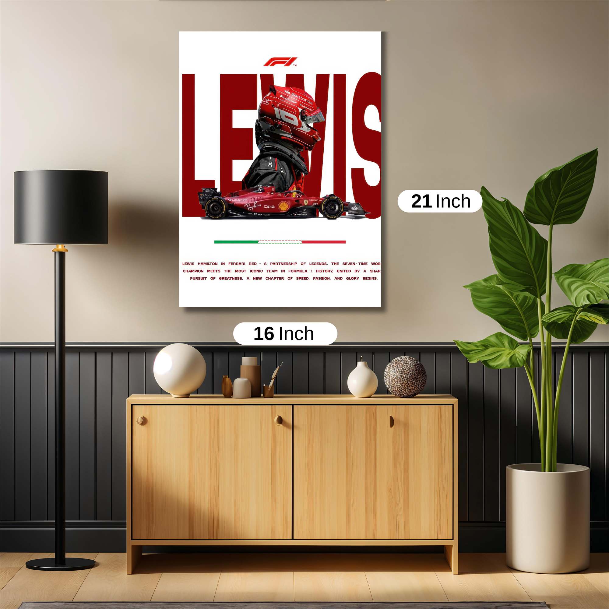 Lewis Fierce Safe Wall Magnetic / M
