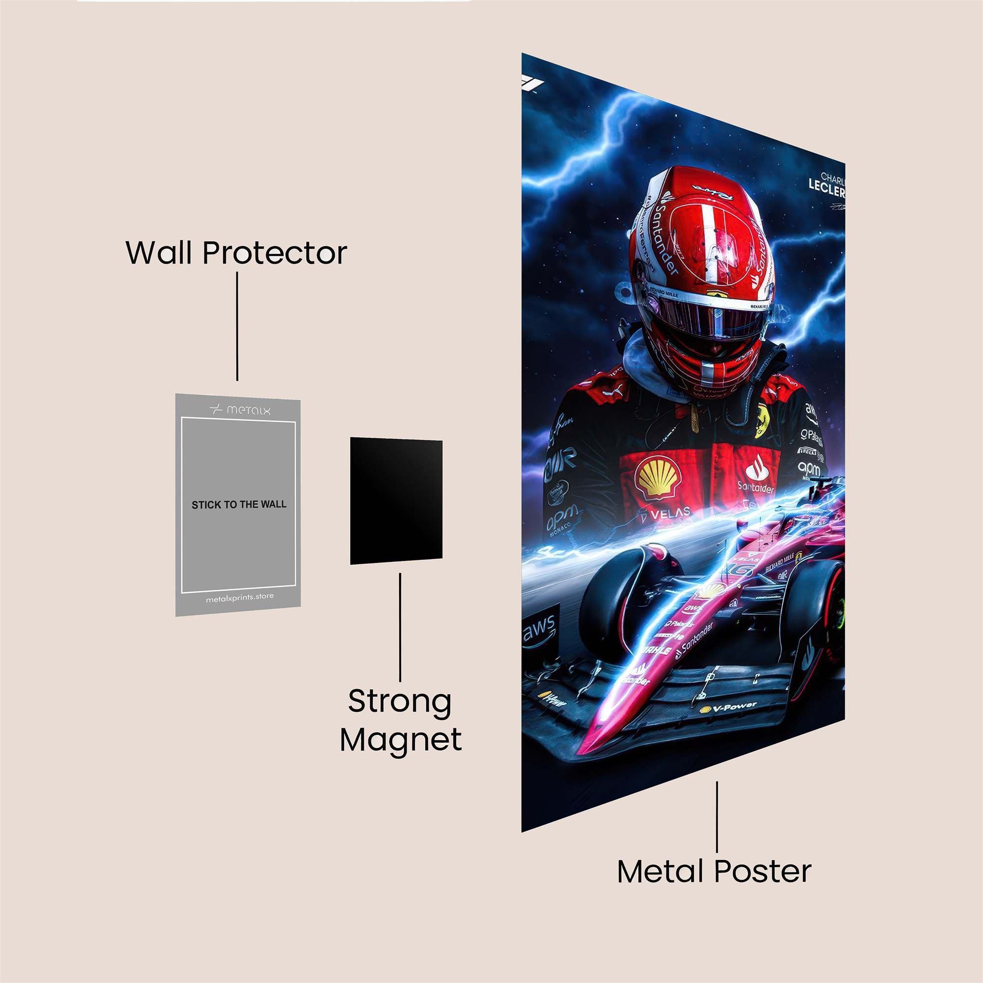 Leclerc Thunder Safe Wall Magnetic / M