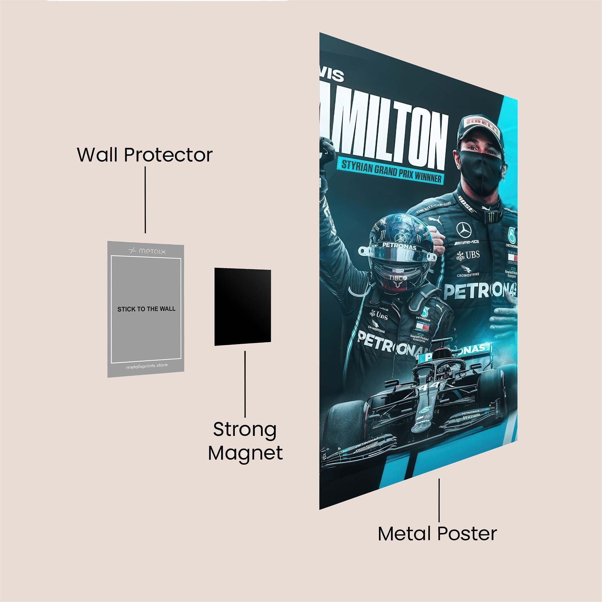 Hamilton Triumphant Safe Wall Magnetic / M