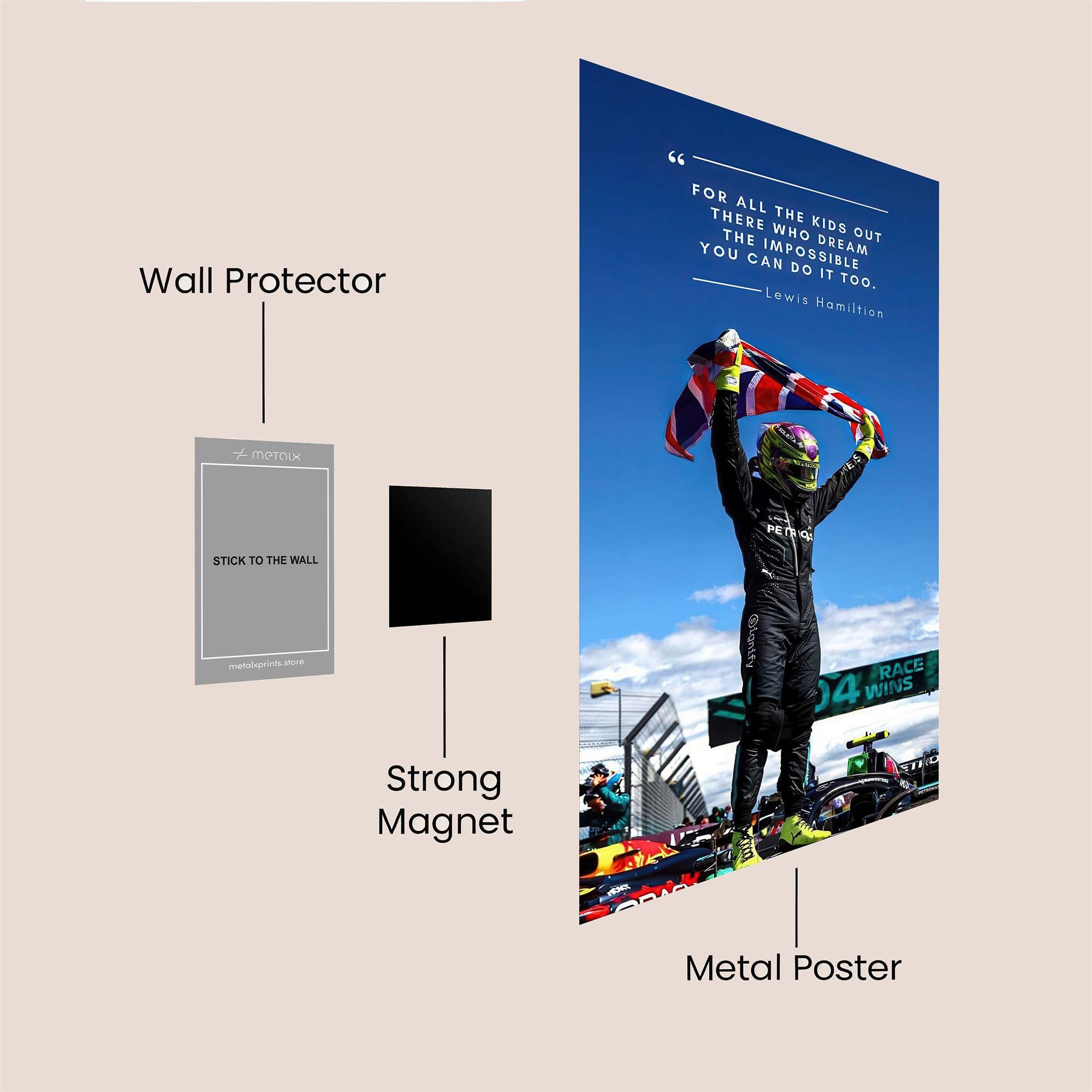 Hamilton Triumphant Safe Wall Magnetic / M