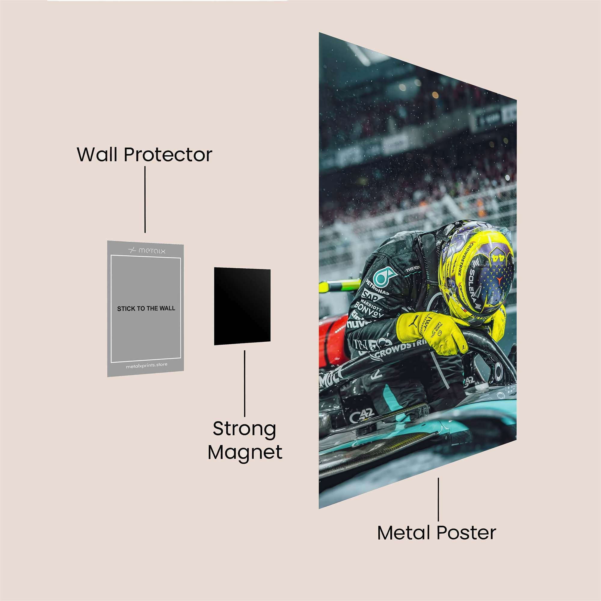 Hamilton Triumphant Safe Wall Magnetic / M
