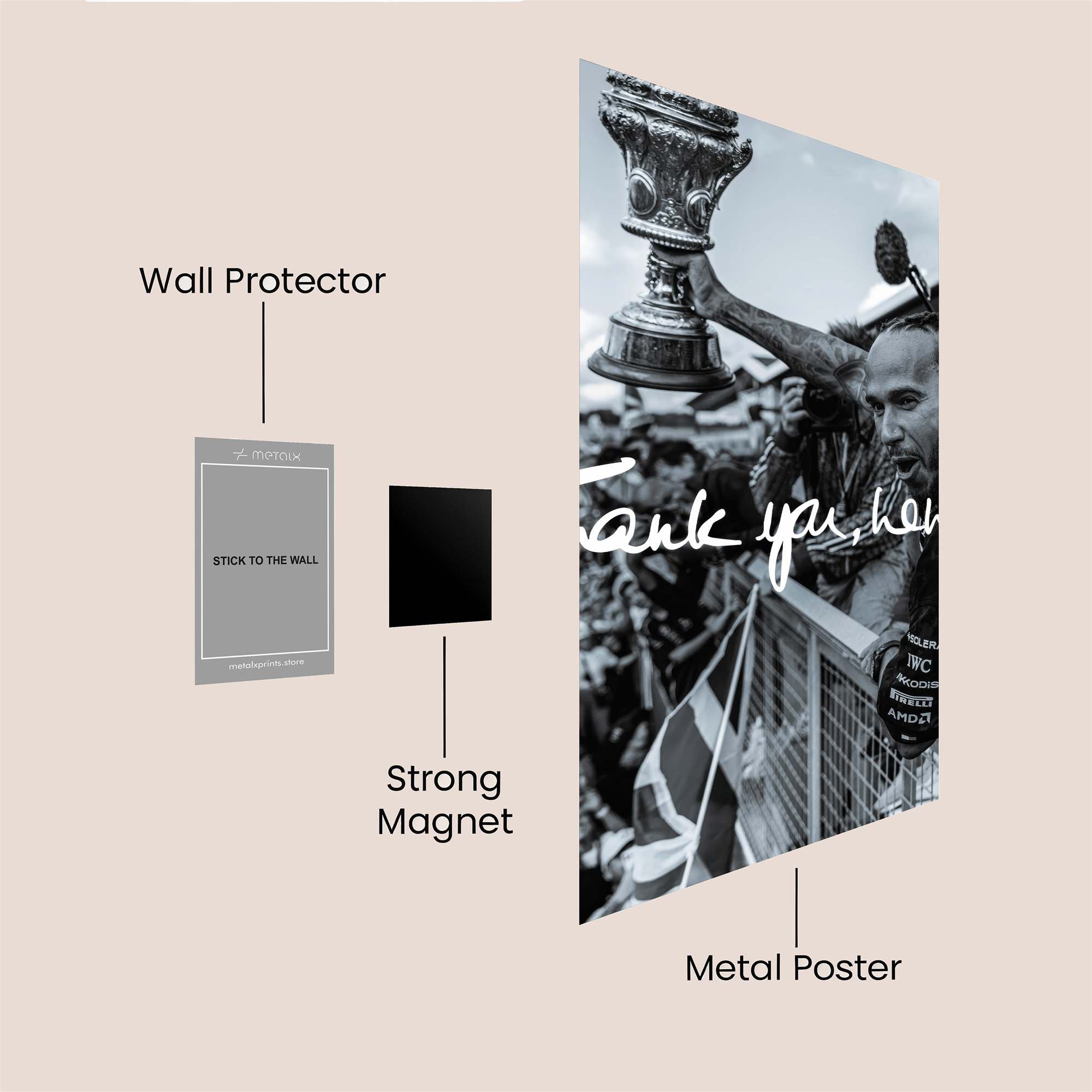 Hamilton Triumphant Safe Wall Magnetic / M