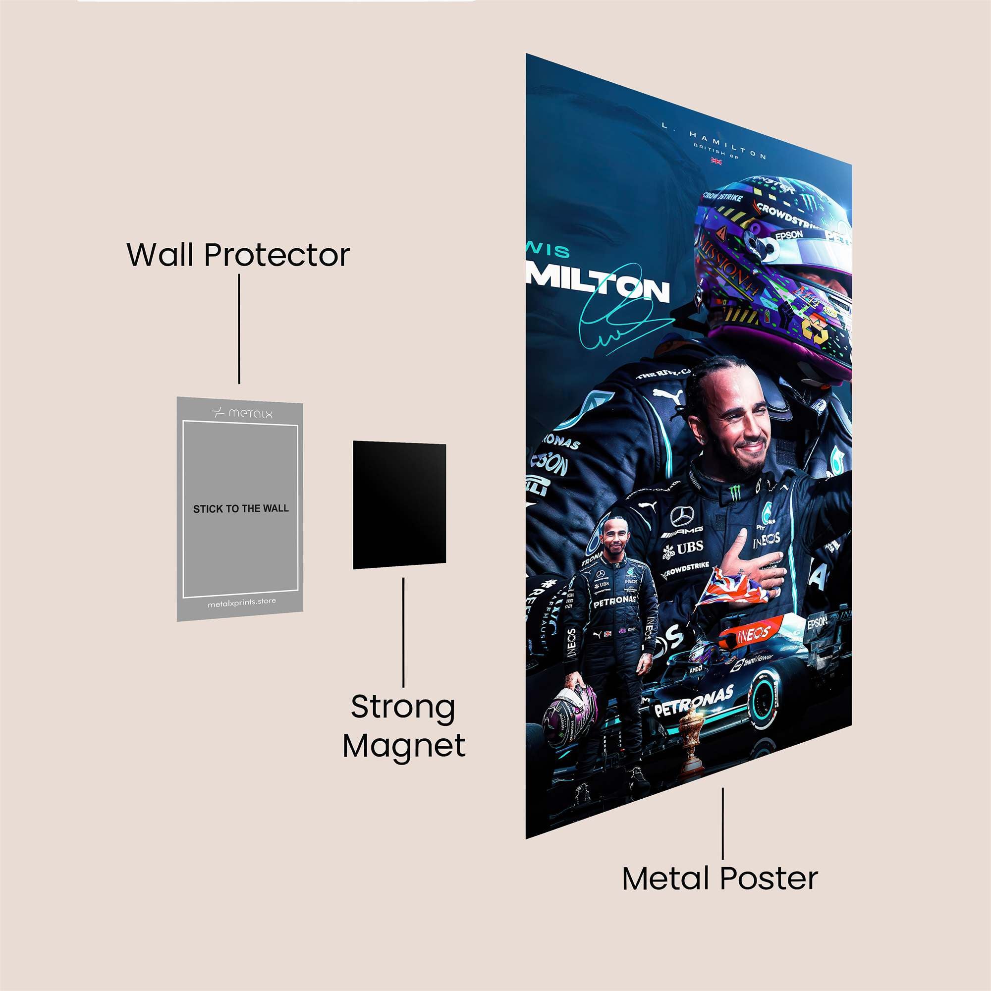 Hamilton Triumphant Safe Wall Magnetic / M