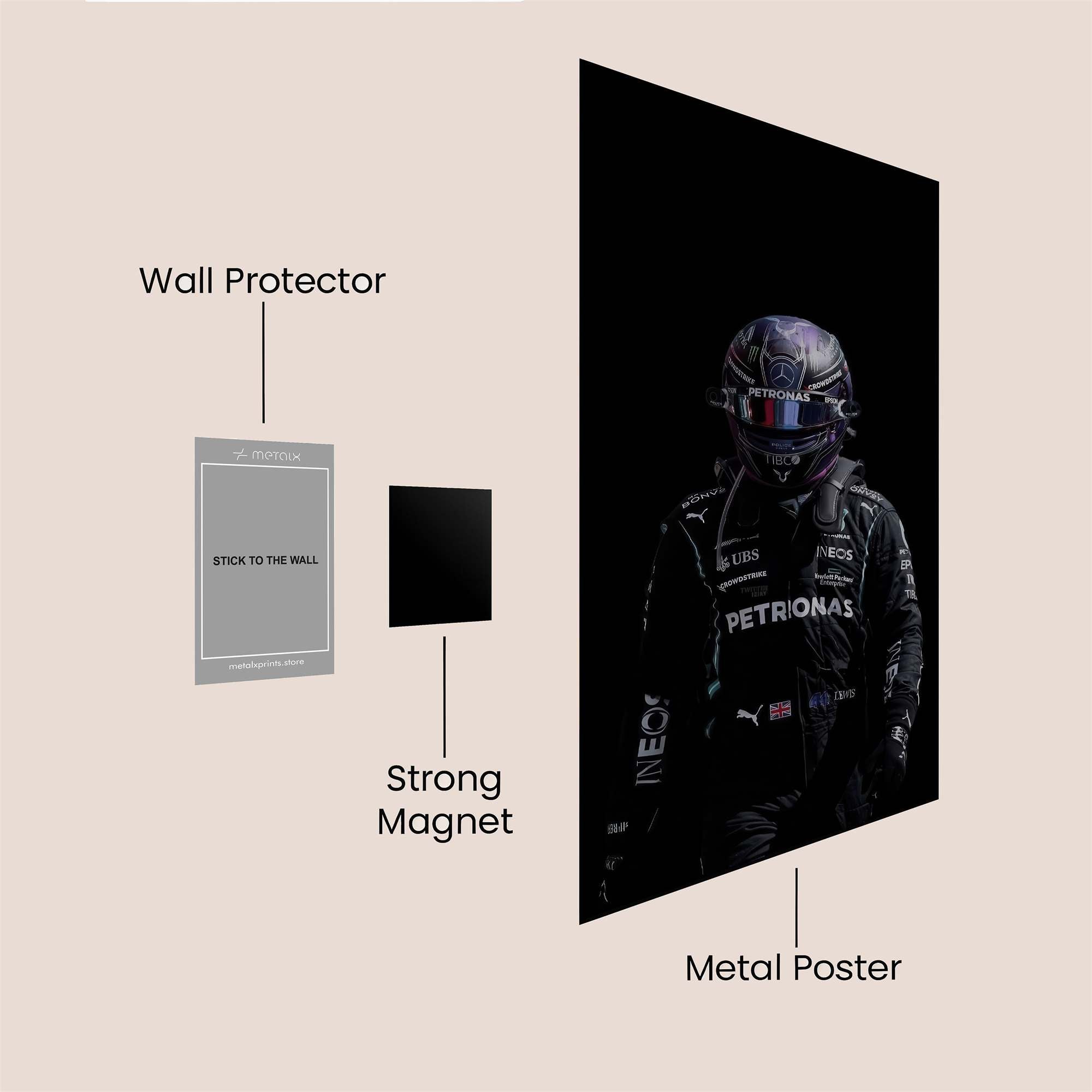 Hamilton Enigmatic Safe Wall Magnetic / M