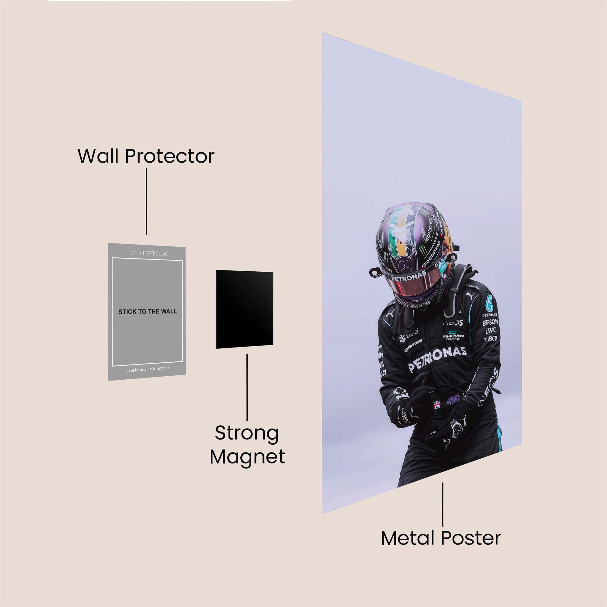 Hamilton Triumphant Safe Wall Magnetic / M