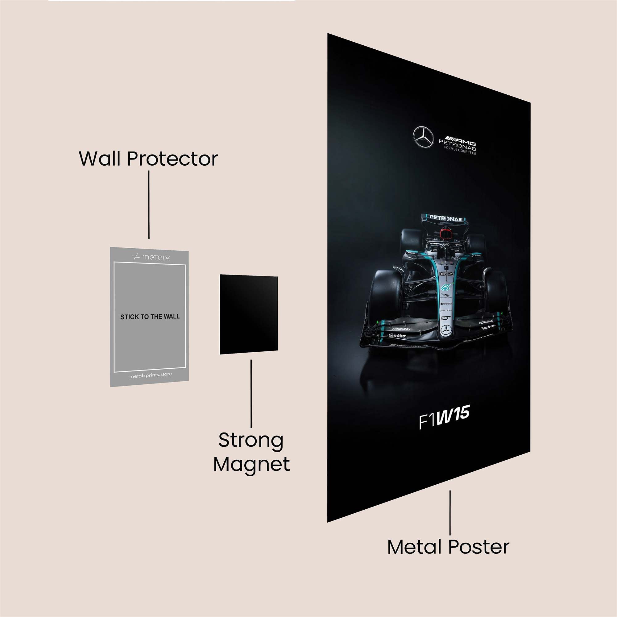 Mercedes Majestic Safe Wall Magnetic / M