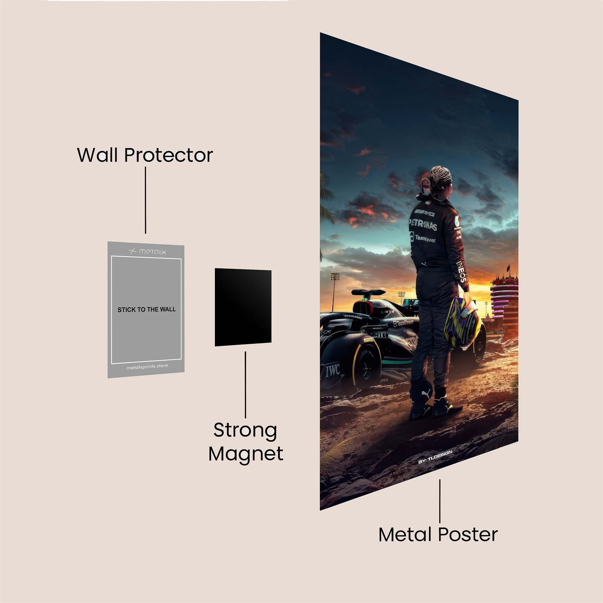 Hamilton Serene Safe Wall Magnetic / M