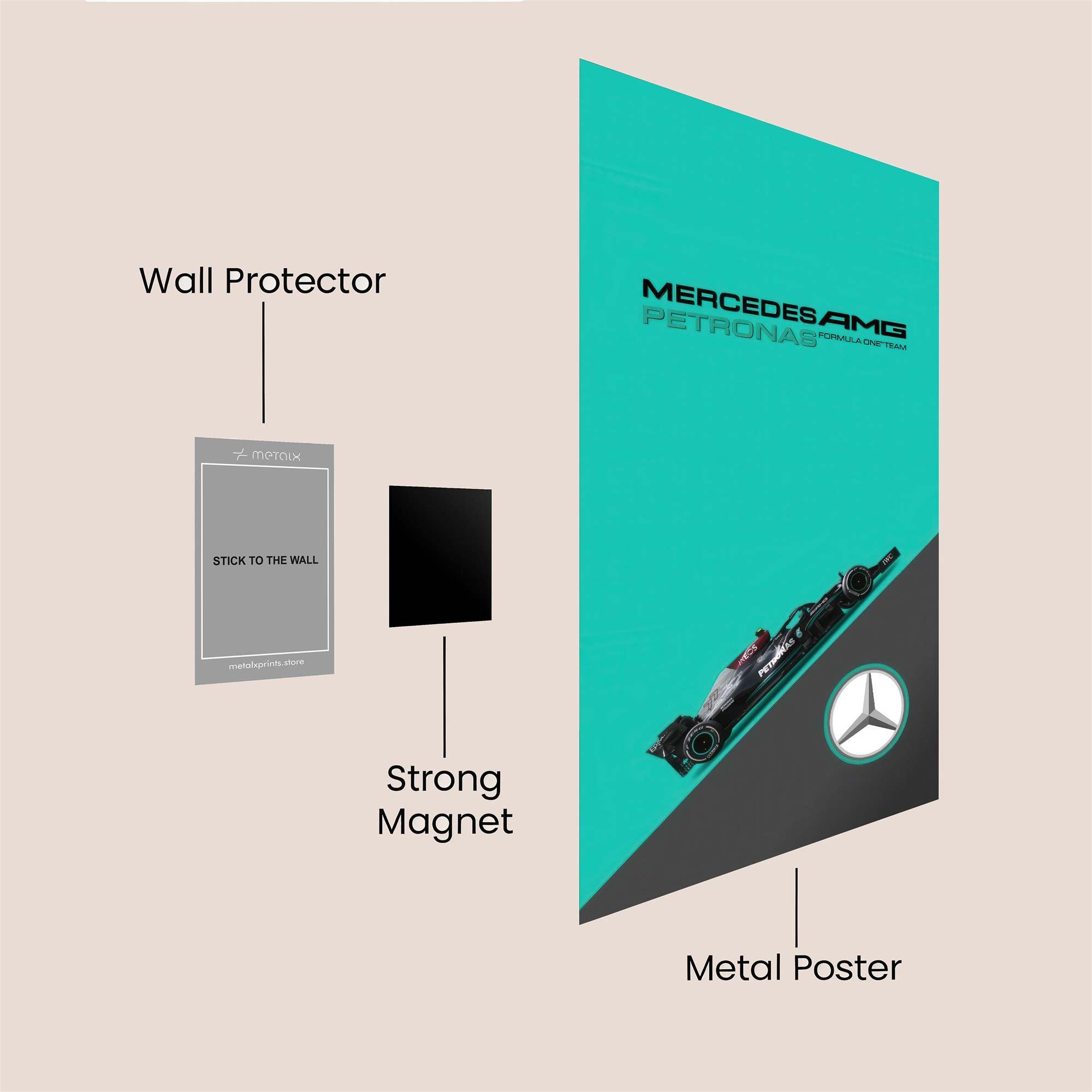 Mercedes Dynamic Safe Wall Magnetic / M
