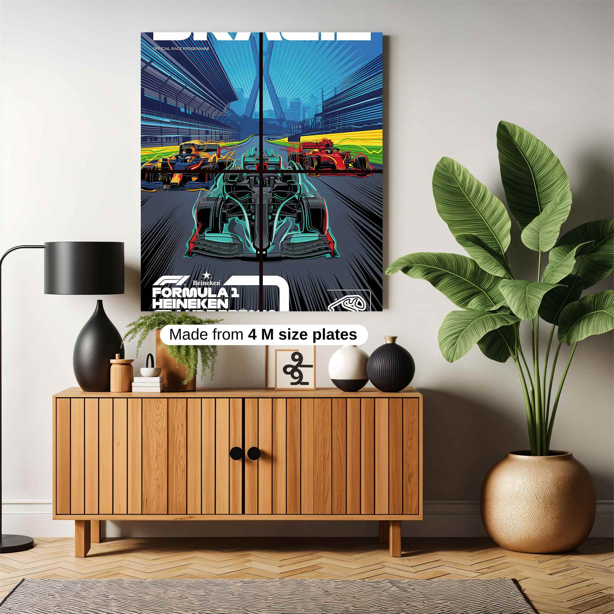 Brazil Rush Safe Wall Magnetic / M