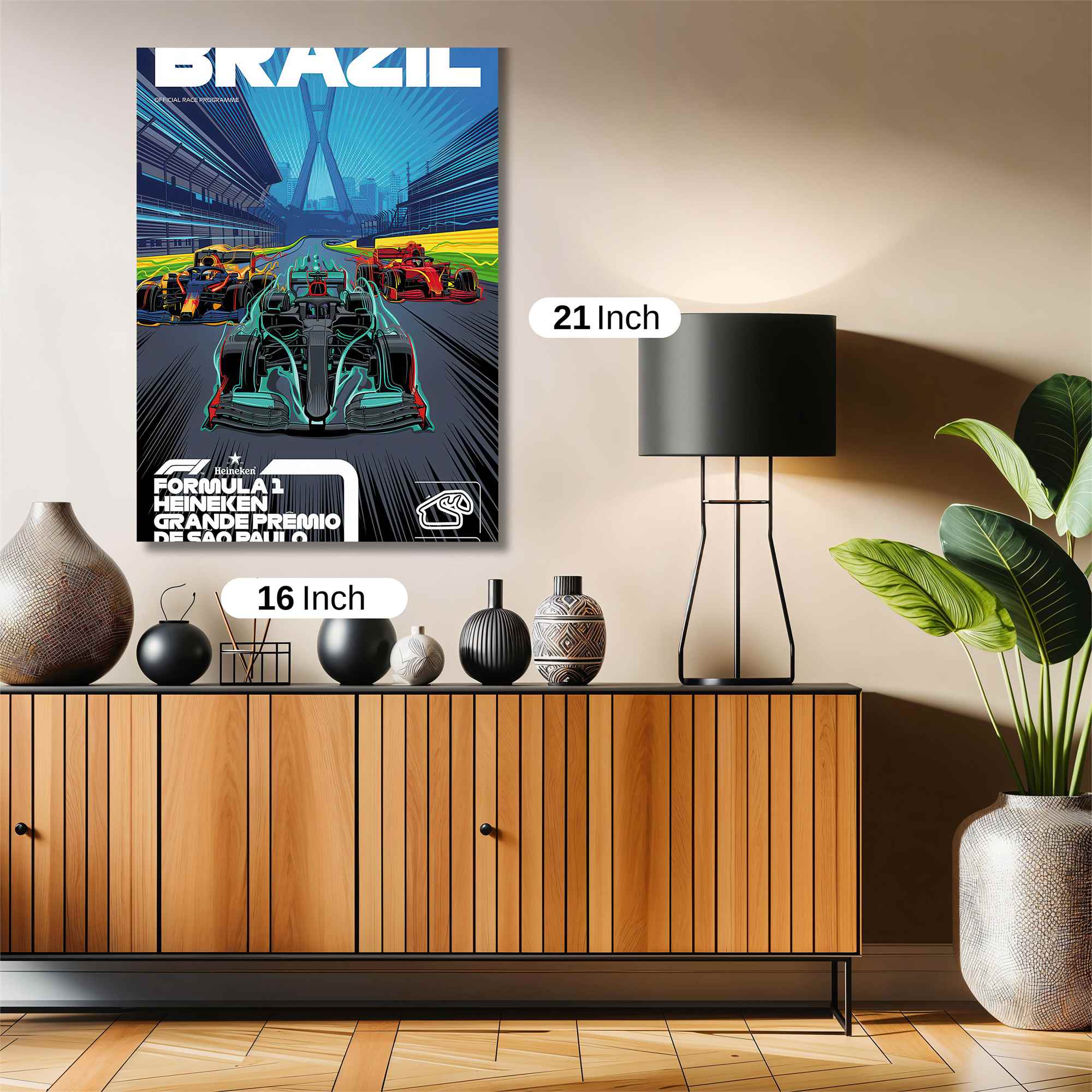Brazil Rush Safe Wall Magnetic / M