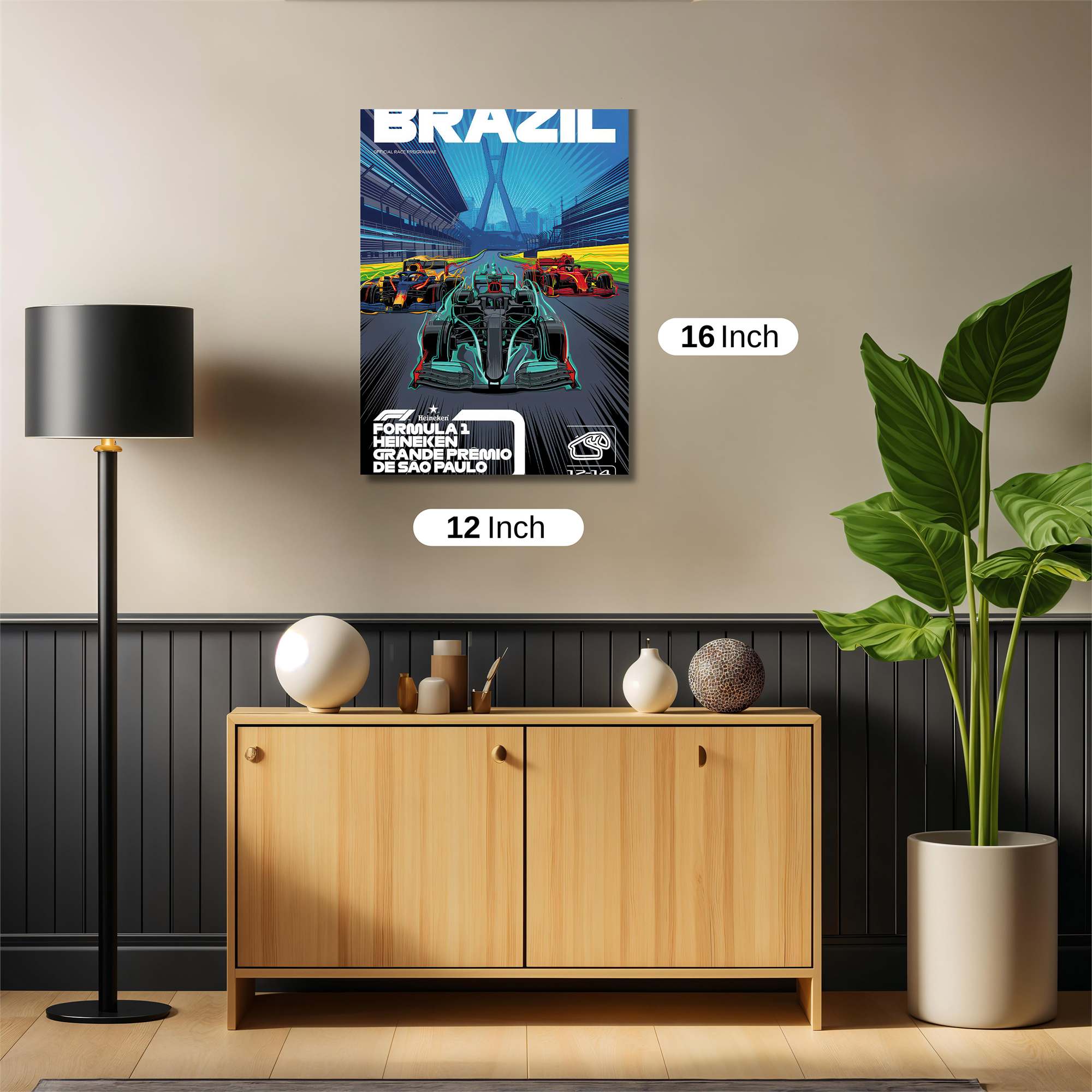 Brazil Rush Safe Wall Magnetic / M