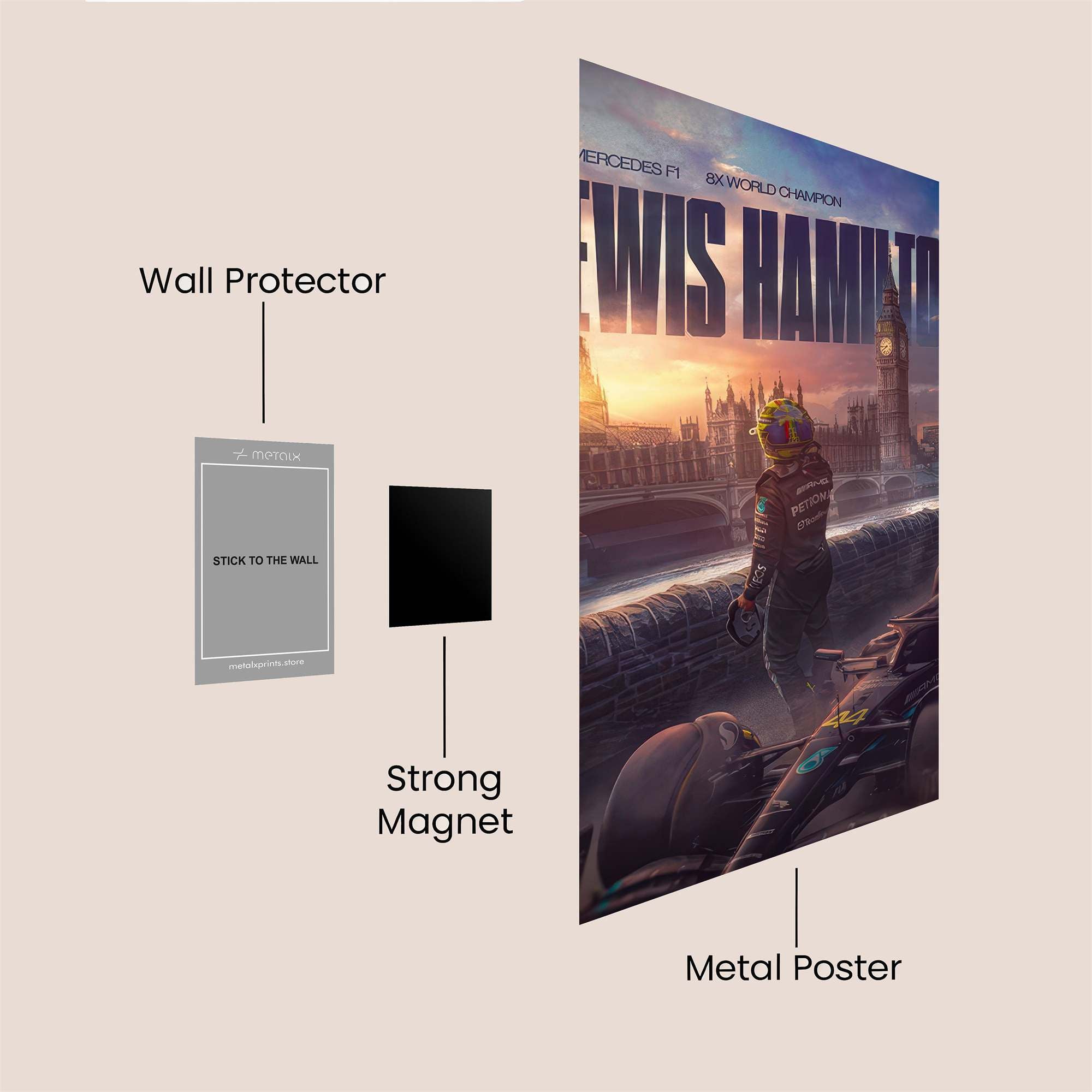 Lewis Triumphant Safe Wall Magnetic / M