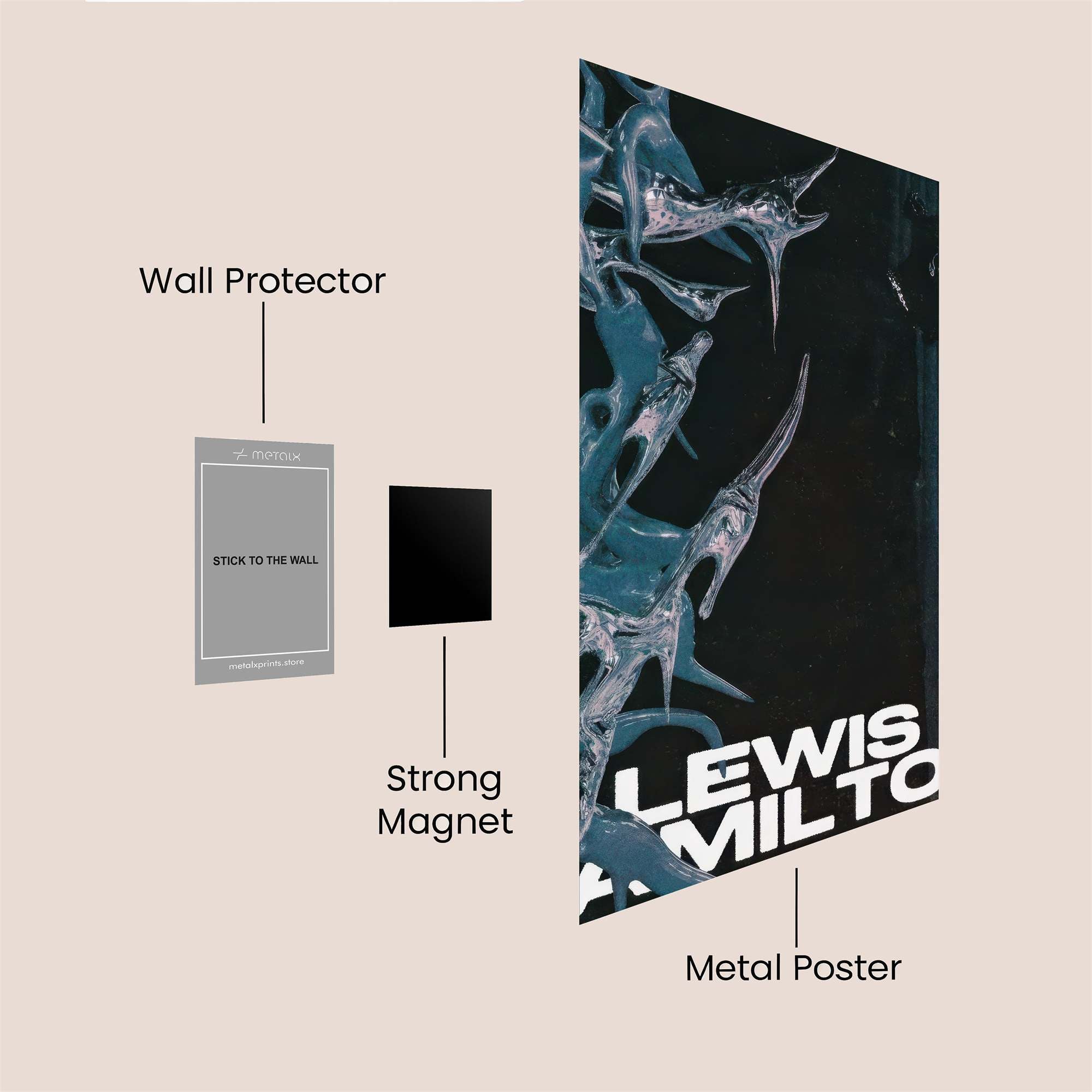Lewis Enigmatic Safe Wall Magnetic / M