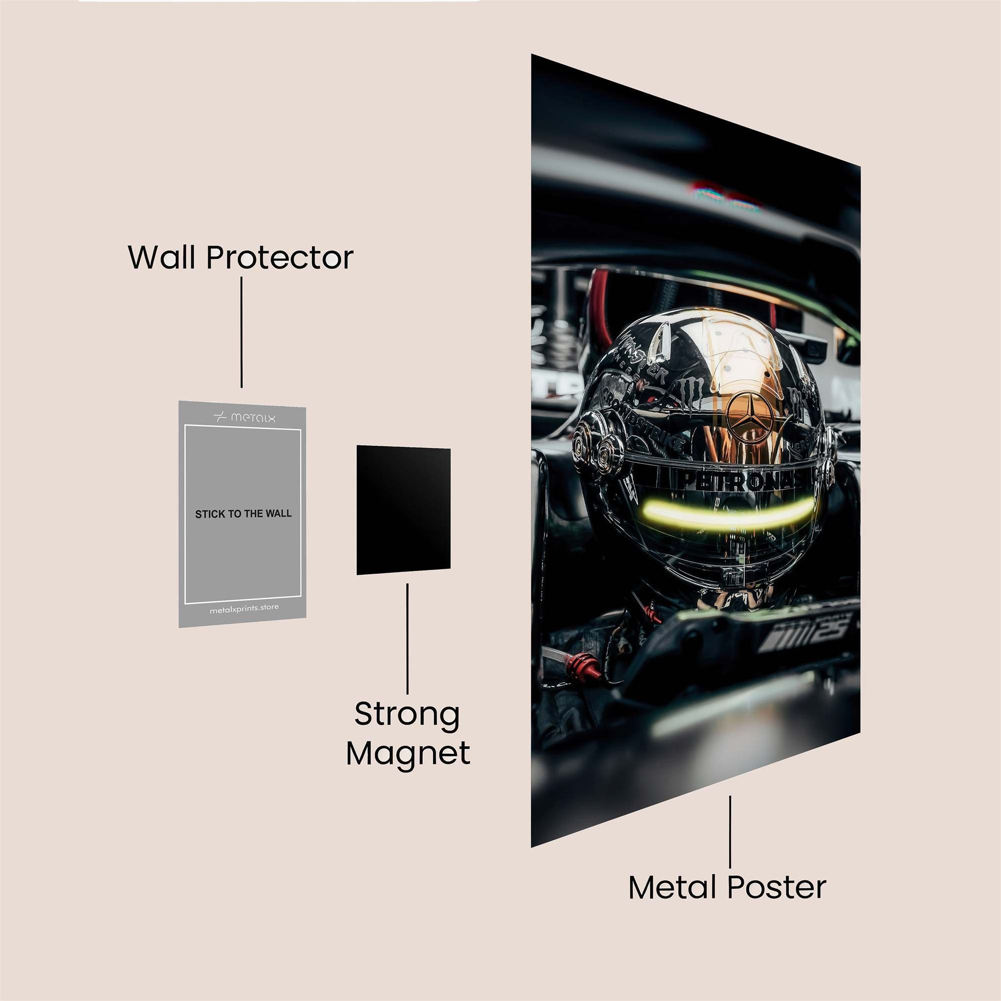 Helmeted Intensity Safe Wall Magnetic / M
