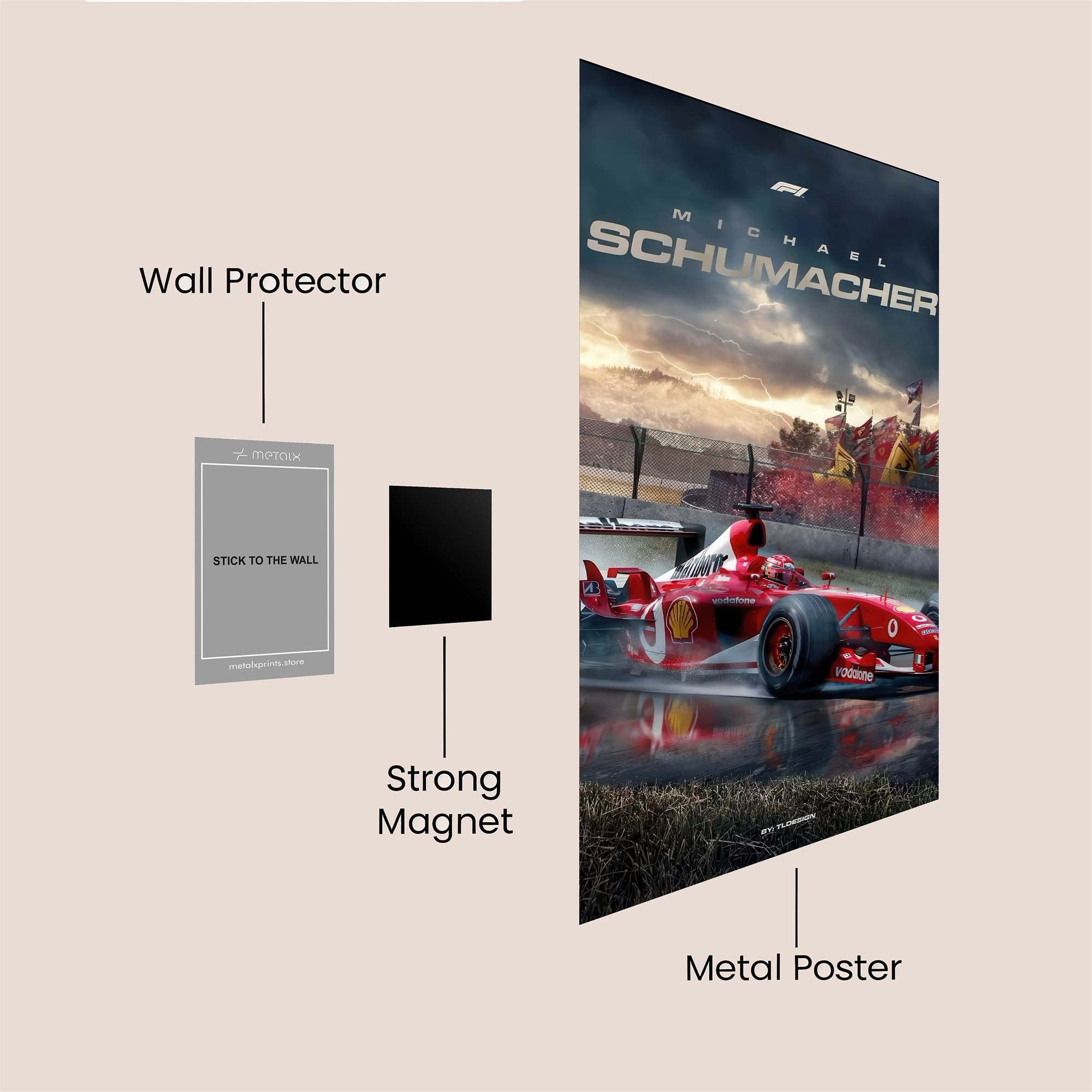 Schumacher Storm Safe Wall Magnetic / M