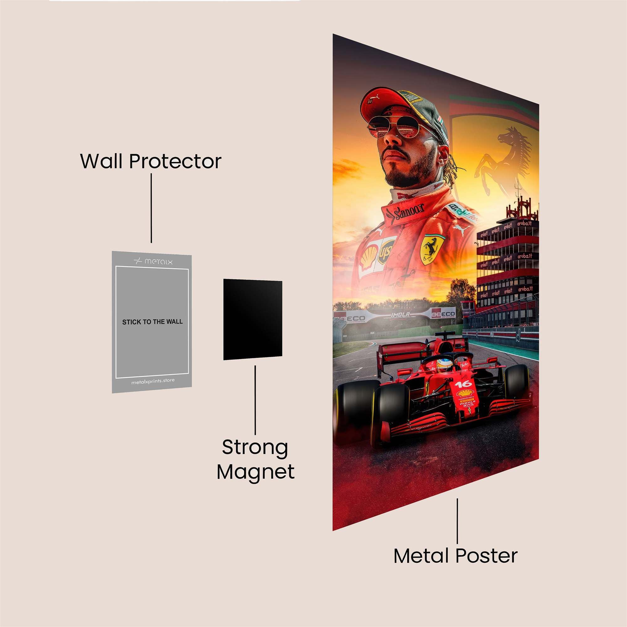 Leclerc Passion Safe Wall Magnetic / M