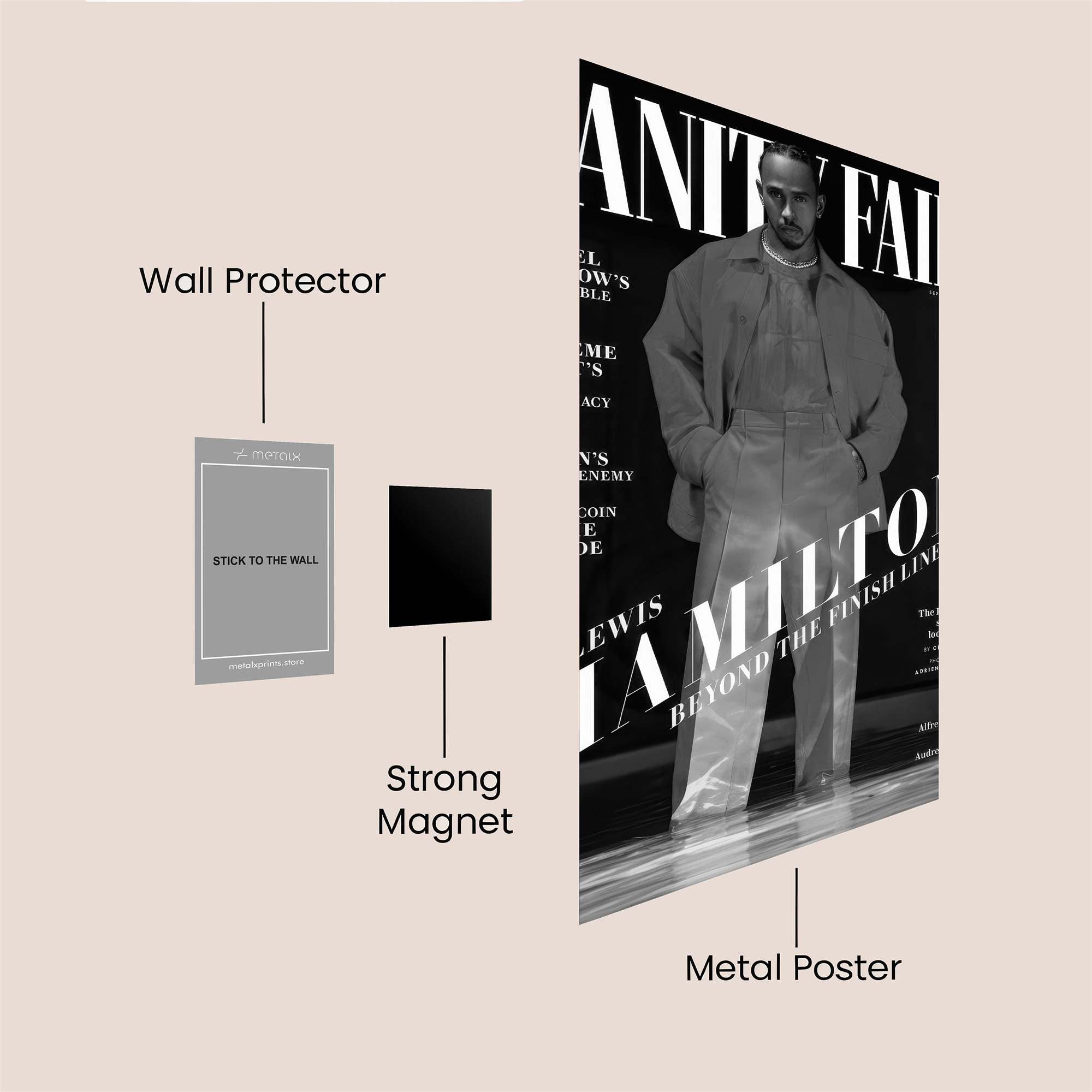 Hamilton Serene Safe Wall Magnetic / M