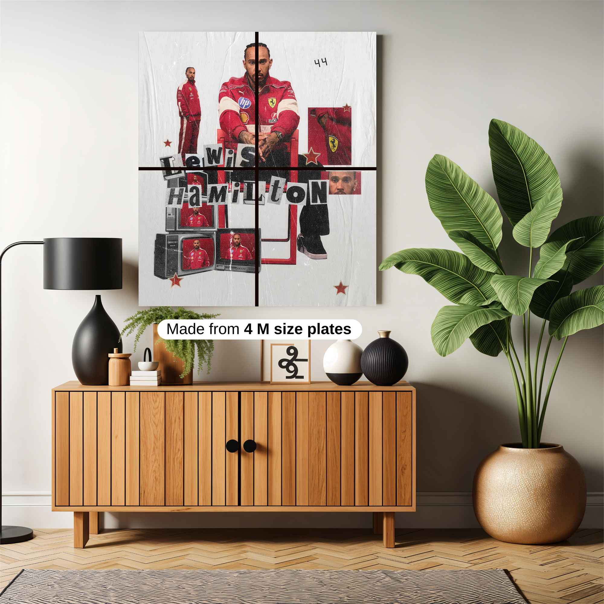 Lewis Hamilton - Velocity Safe Wall Magnetic / M