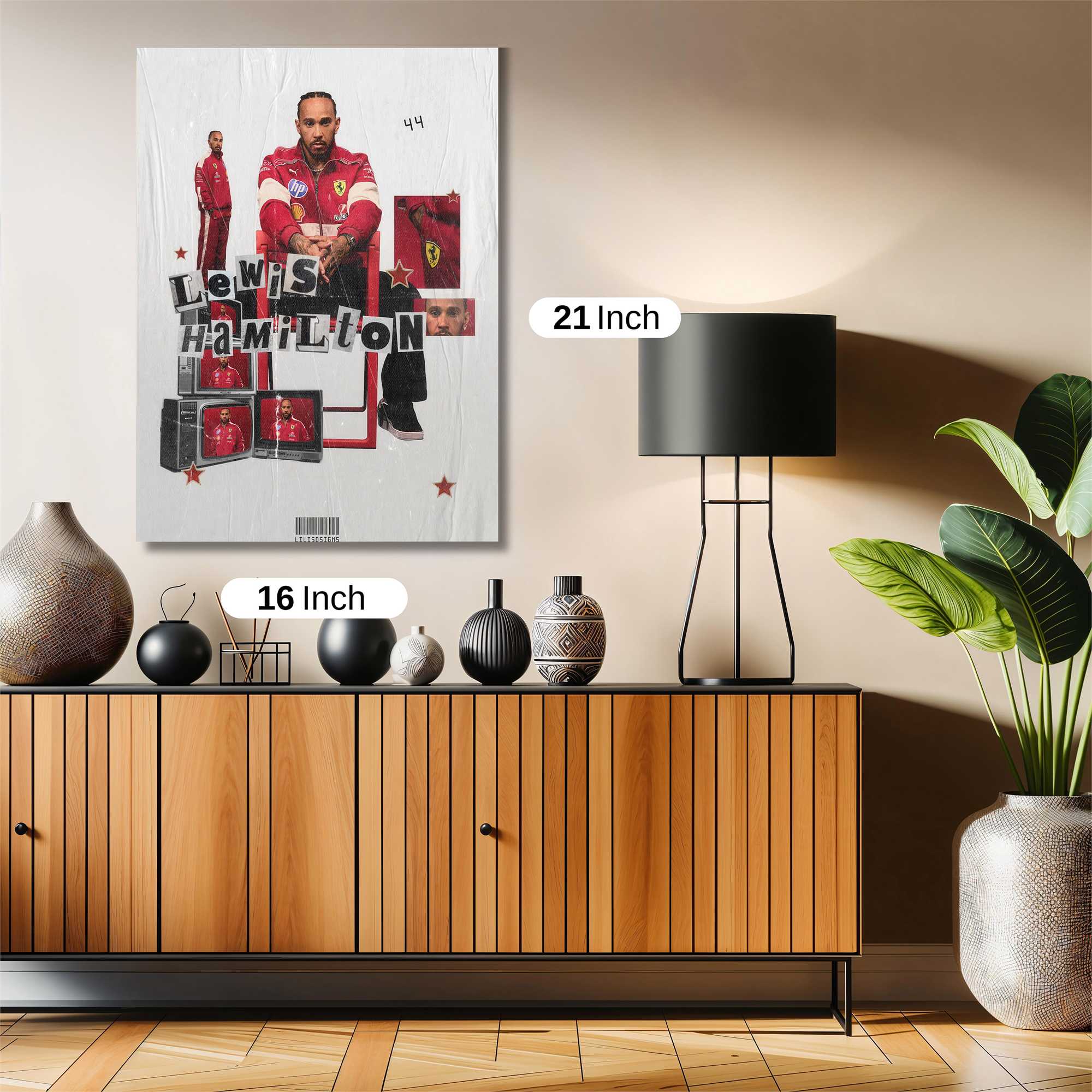 Lewis Hamilton - Velocity Safe Wall Magnetic / M