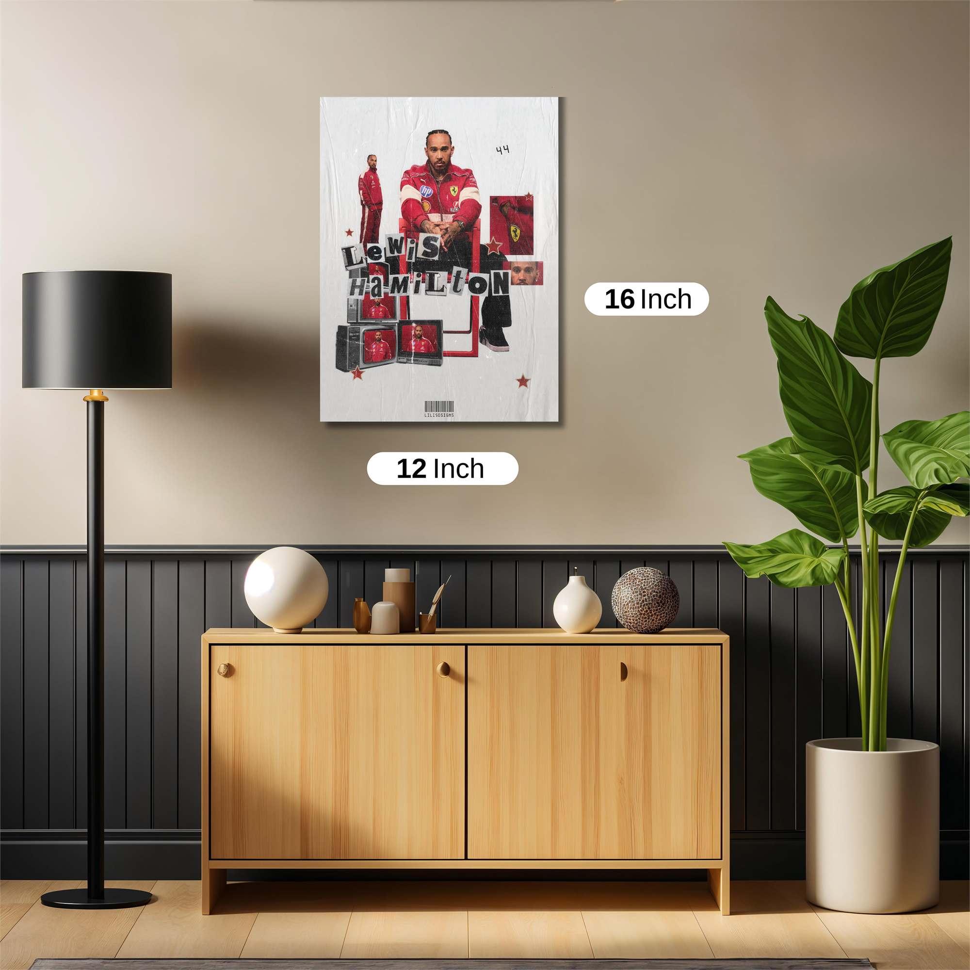 Lewis Hamilton - Velocity Safe Wall Magnetic / M