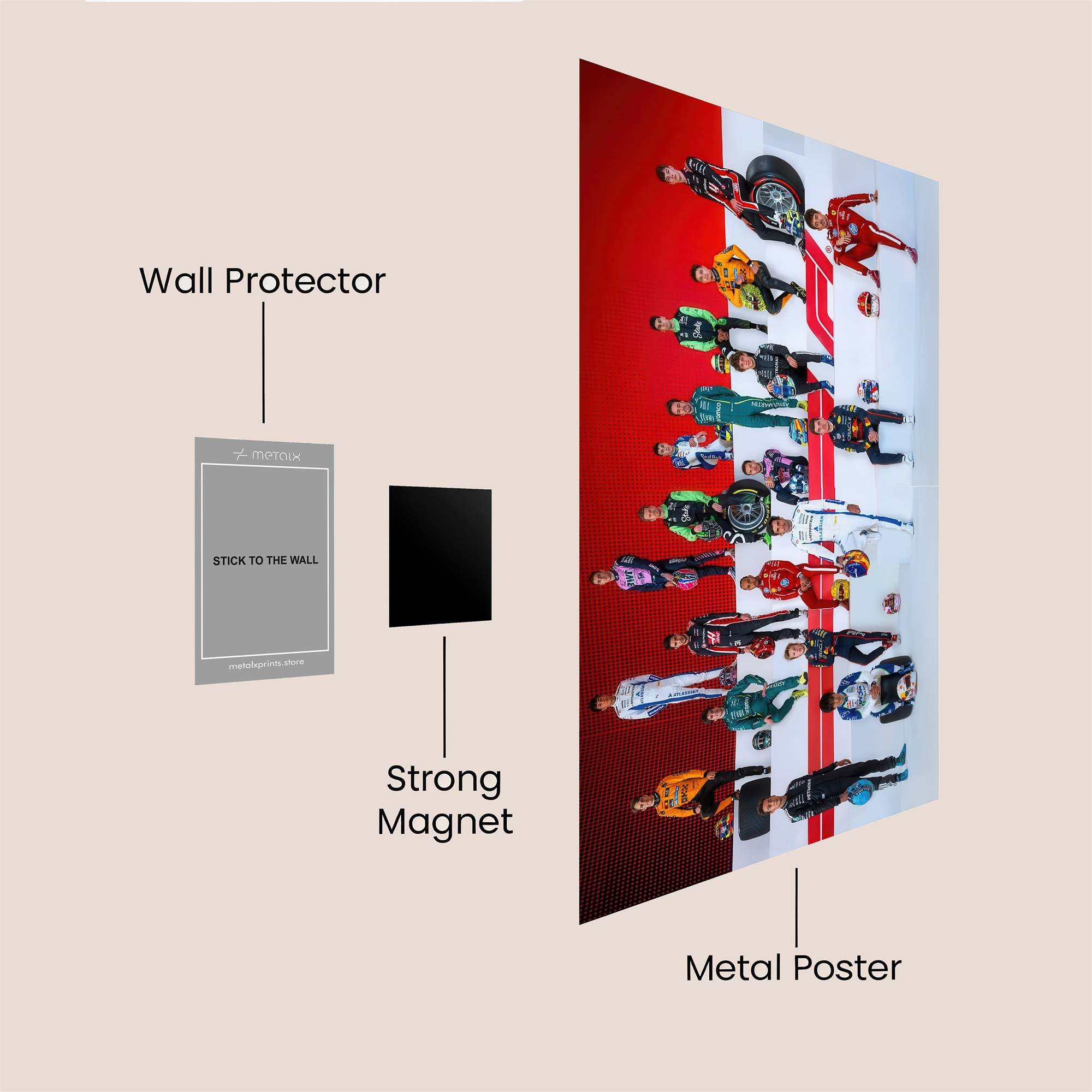 Drivers United Safe Wall Magnetic / M
