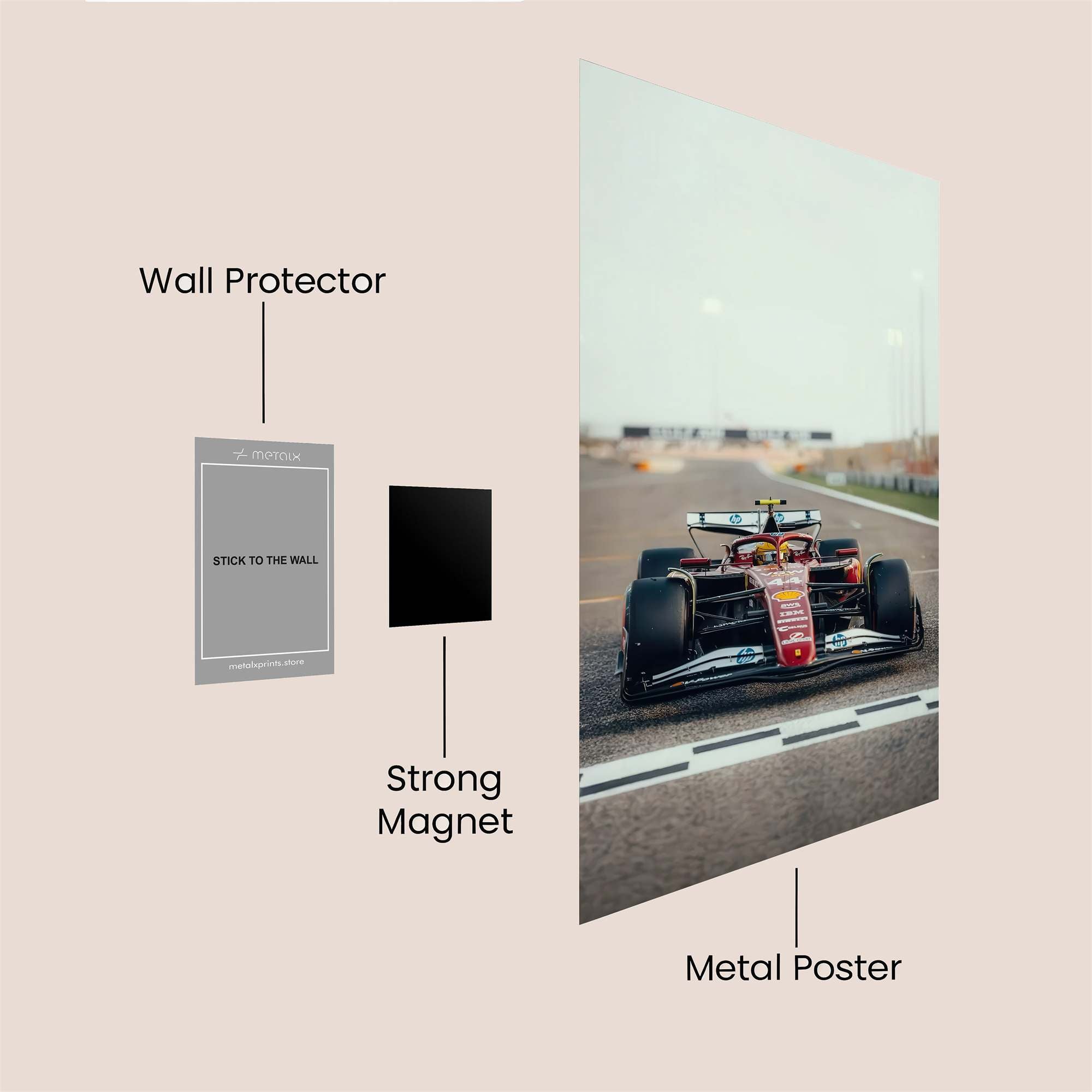 Ferrari Fierce Safe Wall Magnetic / M