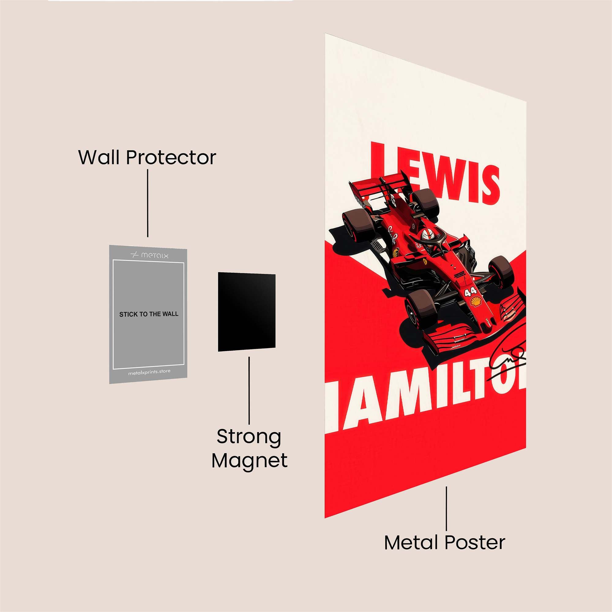 Lewis Dazzling Safe Wall Magnetic / M