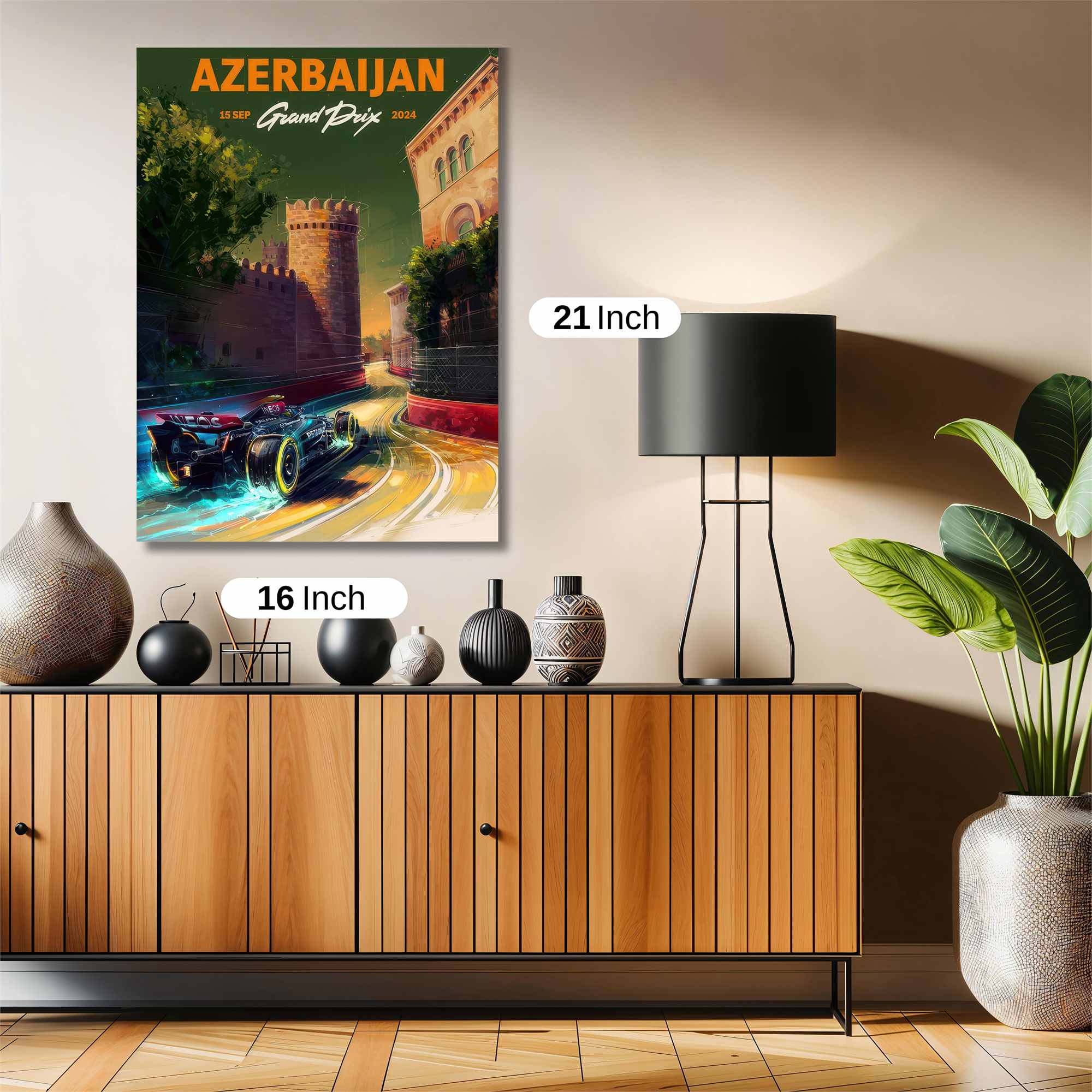 Azerbaijan Thrill Safe Wall Magnetic / M