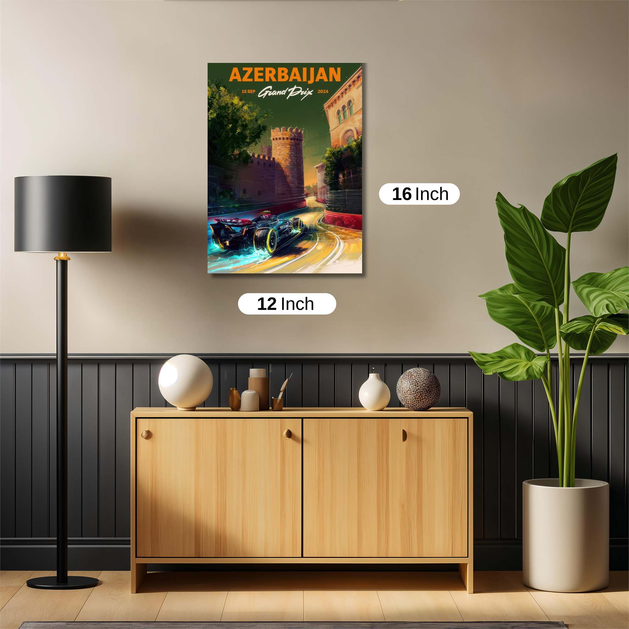 Azerbaijan Thrill Safe Wall Magnetic / M