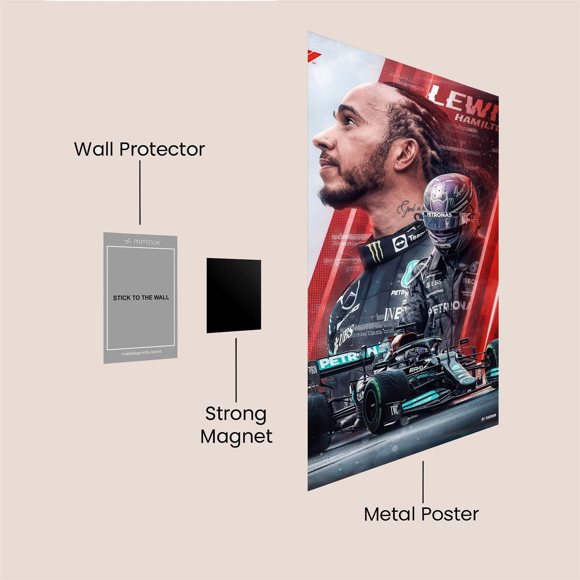 Hamilton Majestic Safe Wall Magnetic / M