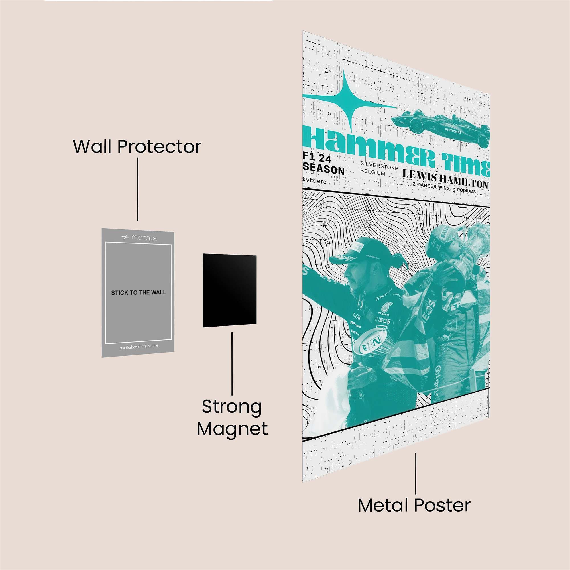 Hamilton Victory Safe Wall Magnetic / M