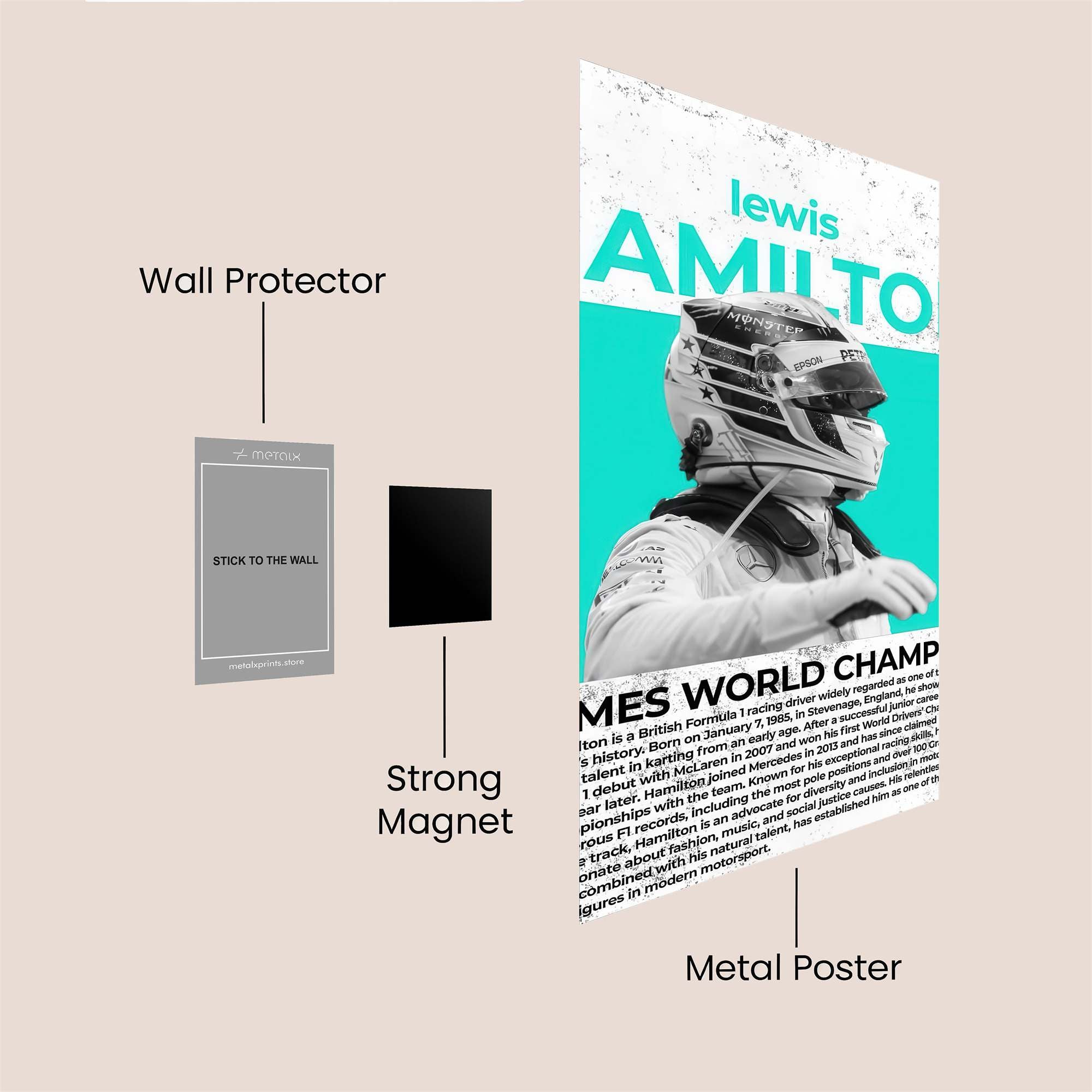 Hamilton Heroic Safe Wall Magnetic / M