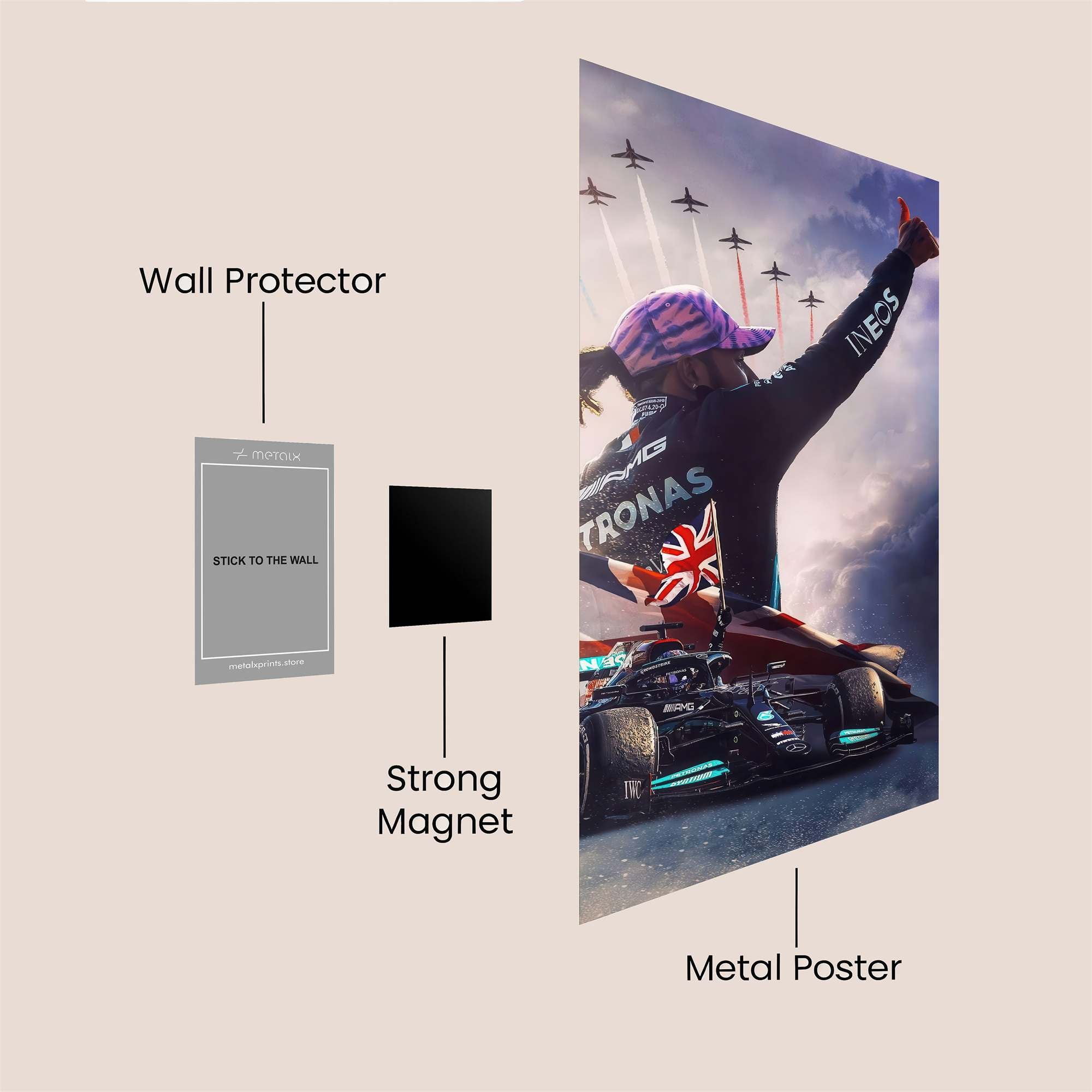 Lewis Triumphant Safe Wall Magnetic / M