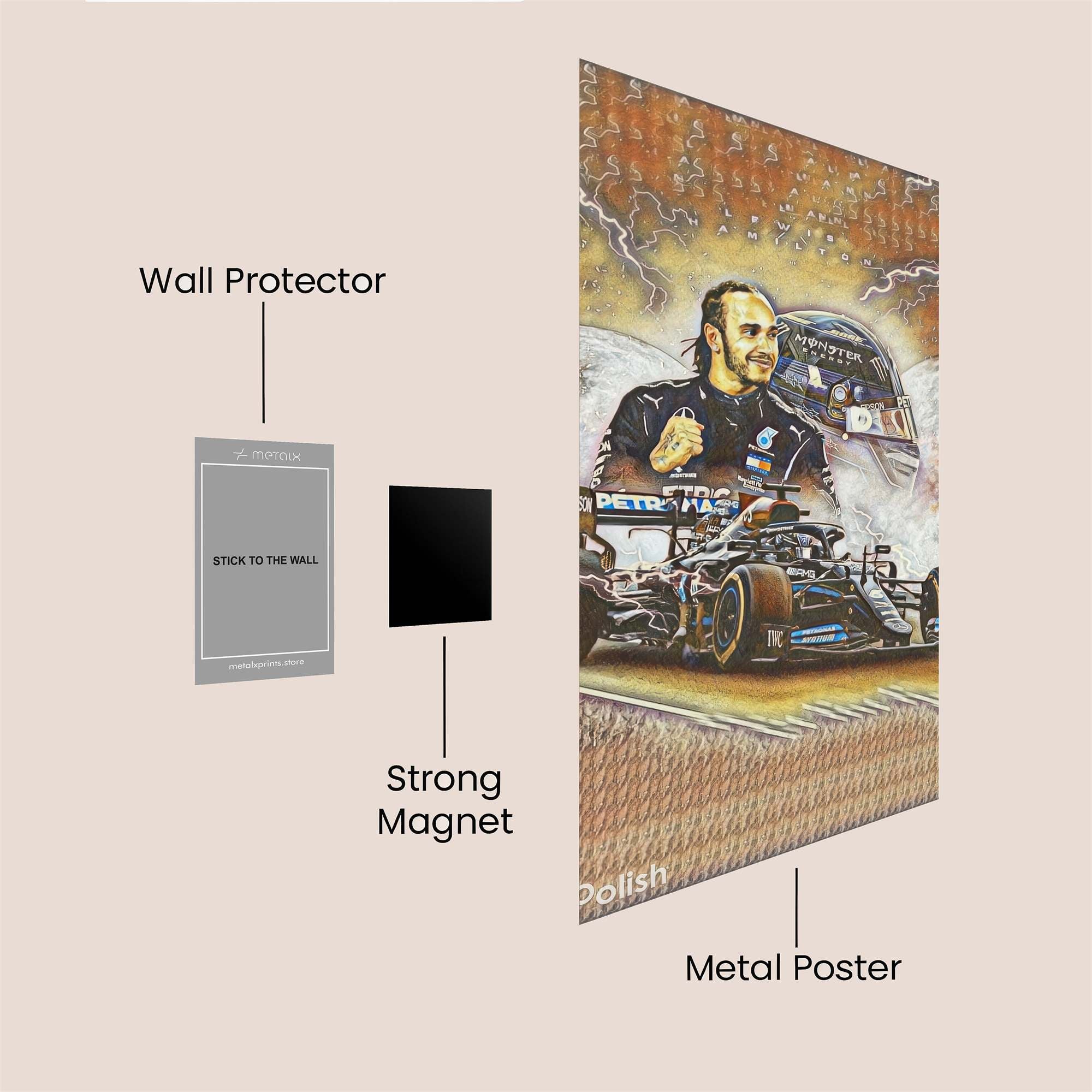 Hamilton Triumphant Safe Wall Magnetic / M