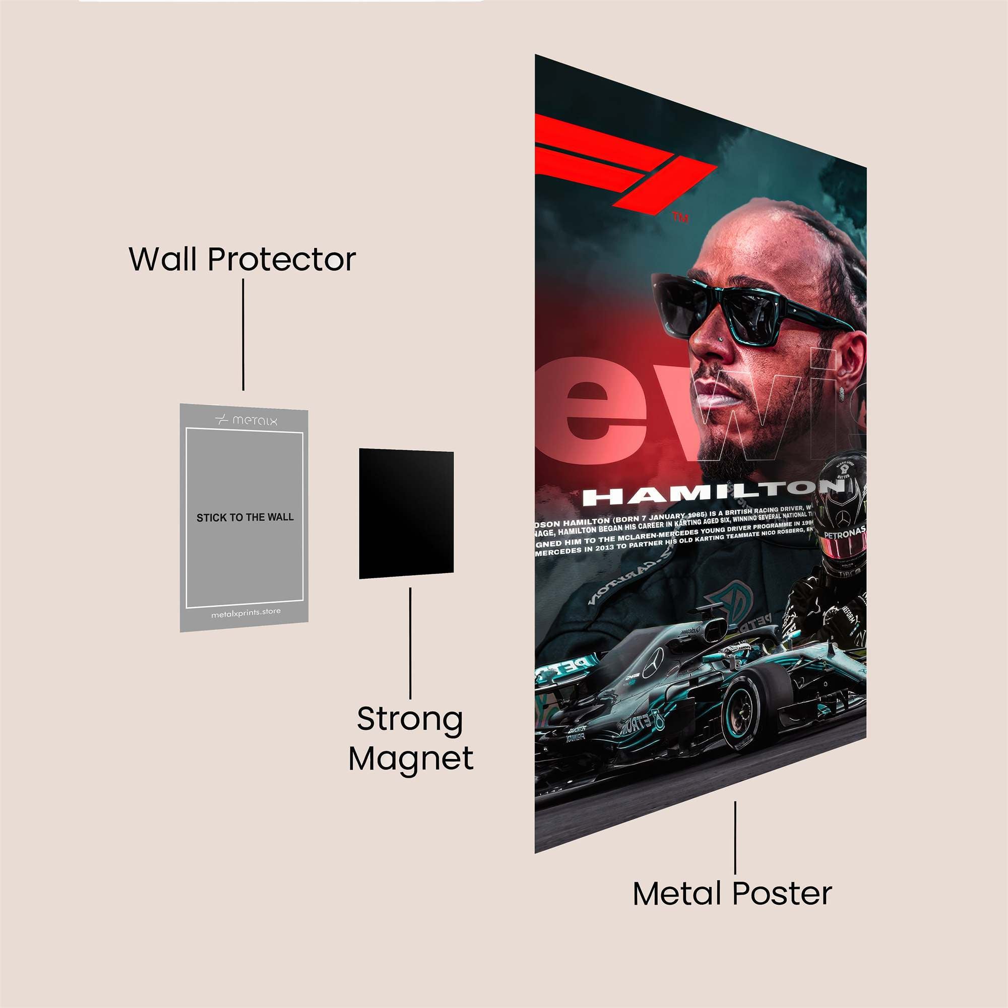 Hamilton Heroic Safe Wall Magnetic / M