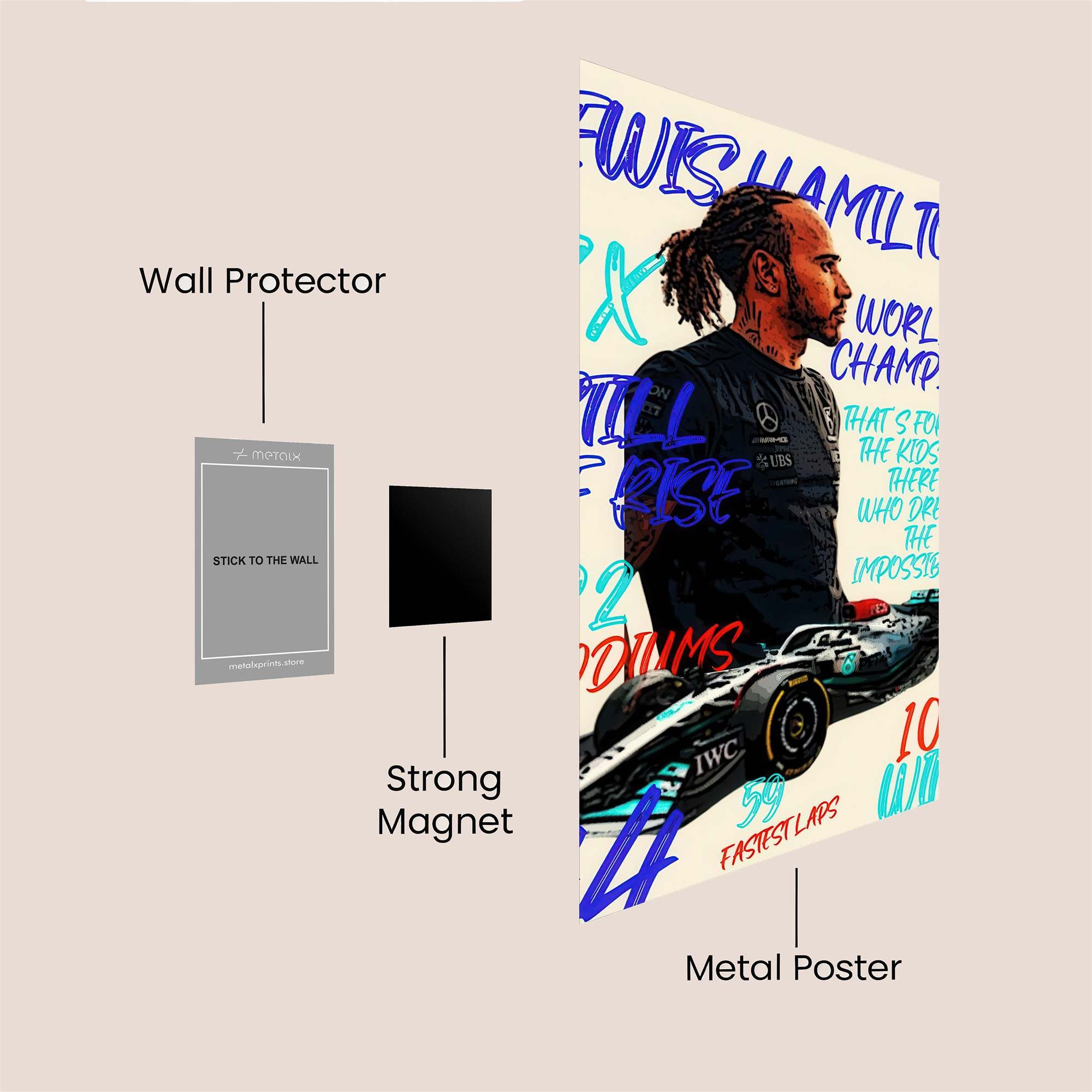 Hamilton Hopeful Safe Wall Magnetic / M