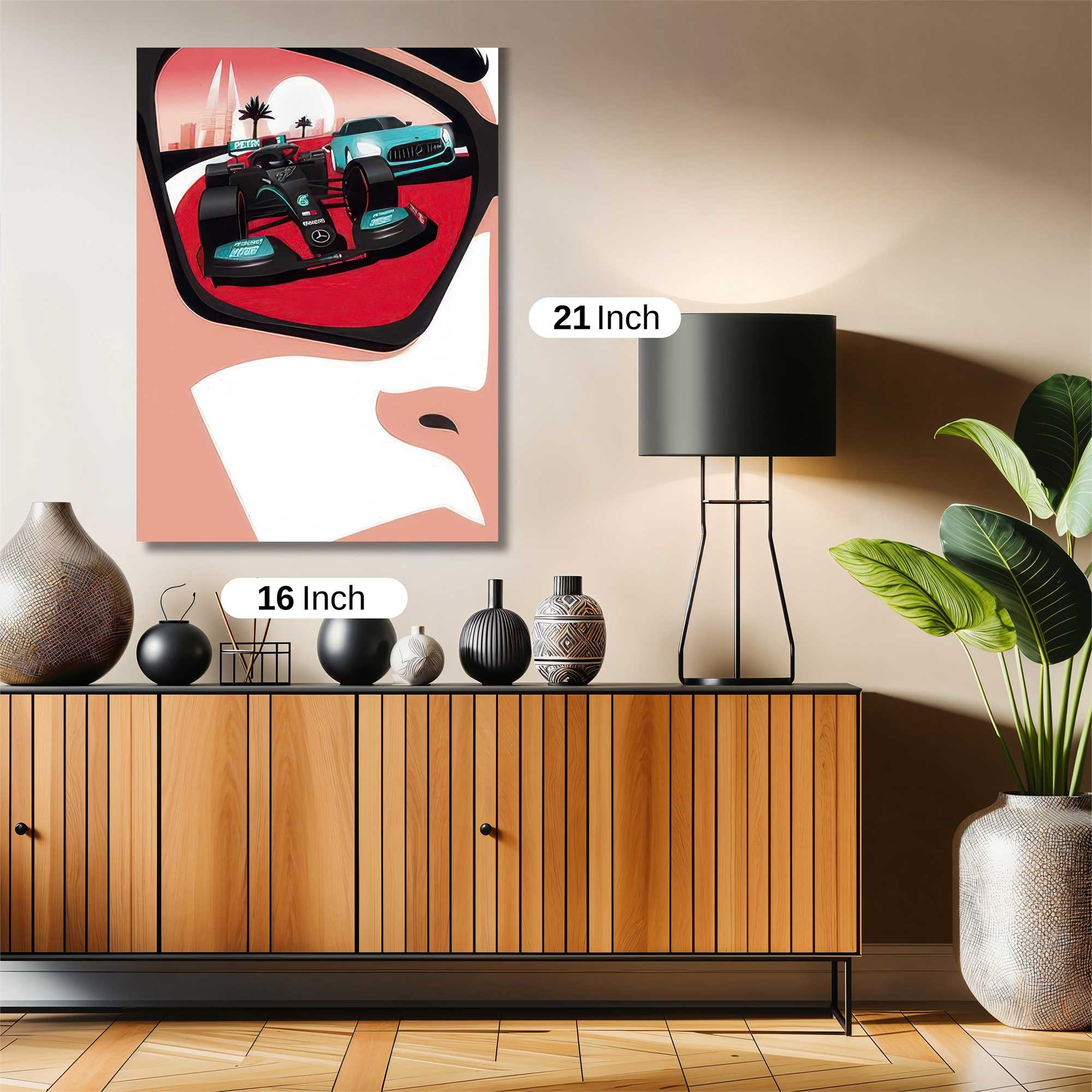 Race Reflection Safe Wall Magnetic / M