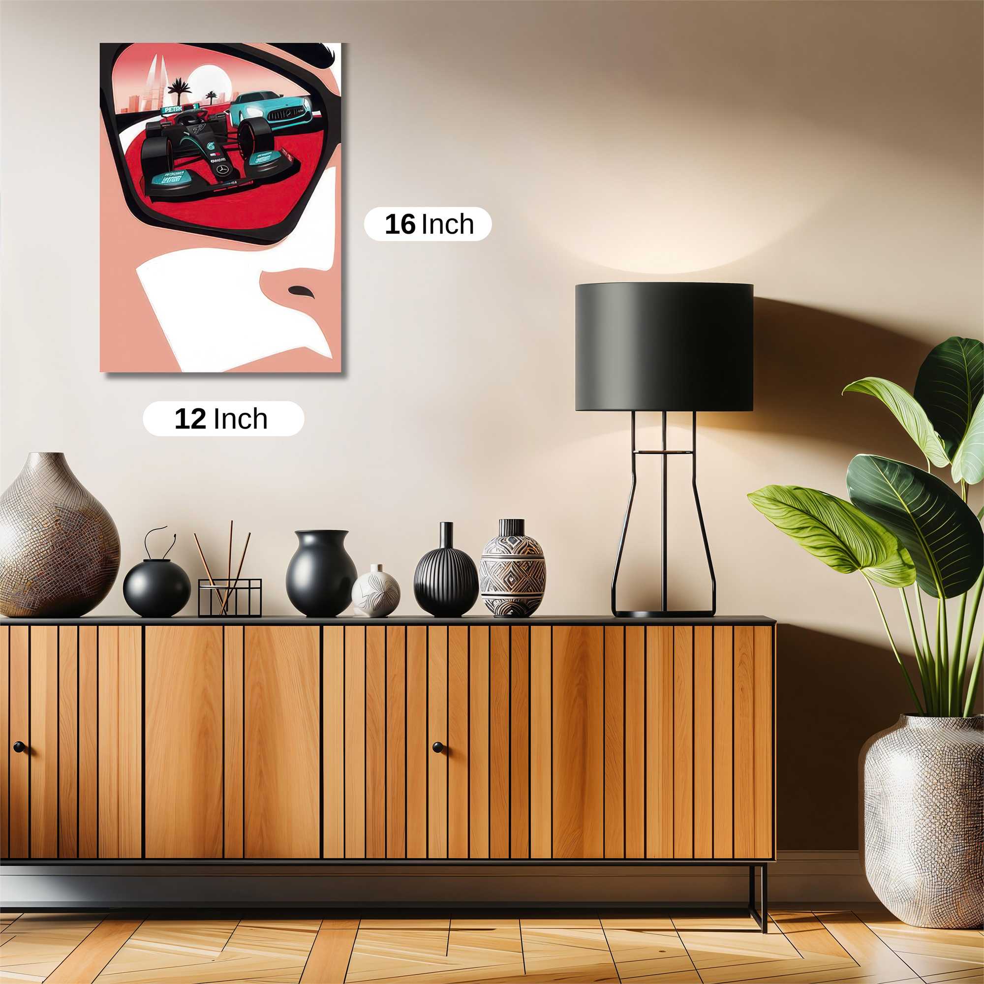 Race Reflection Safe Wall Magnetic / M