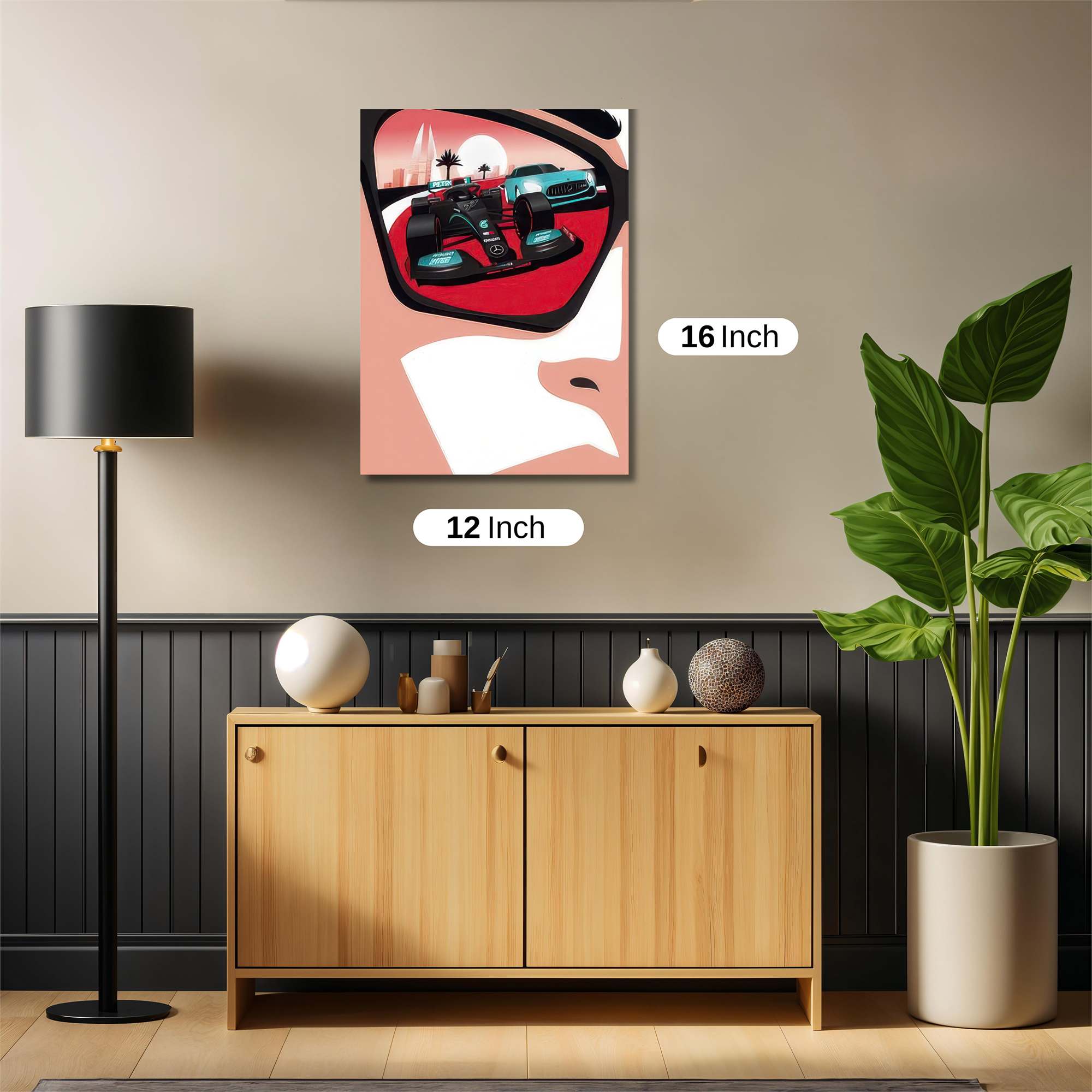 Race Reflection Safe Wall Magnetic / M