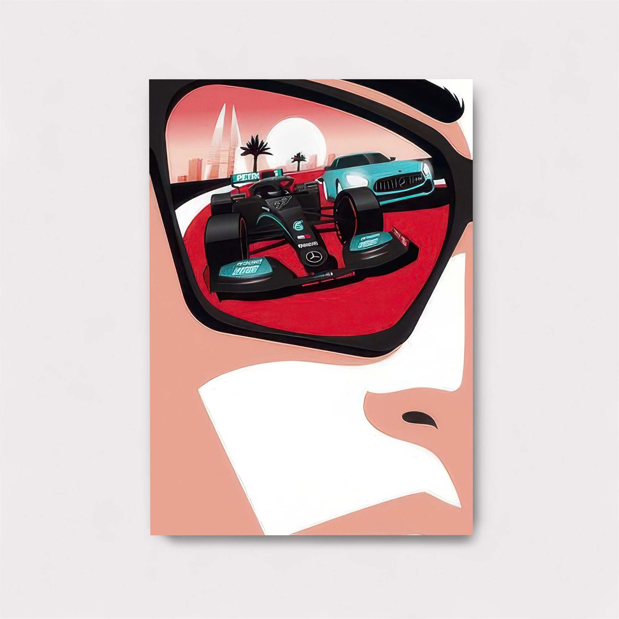 Race Reflection Safe Wall Magnetic / M