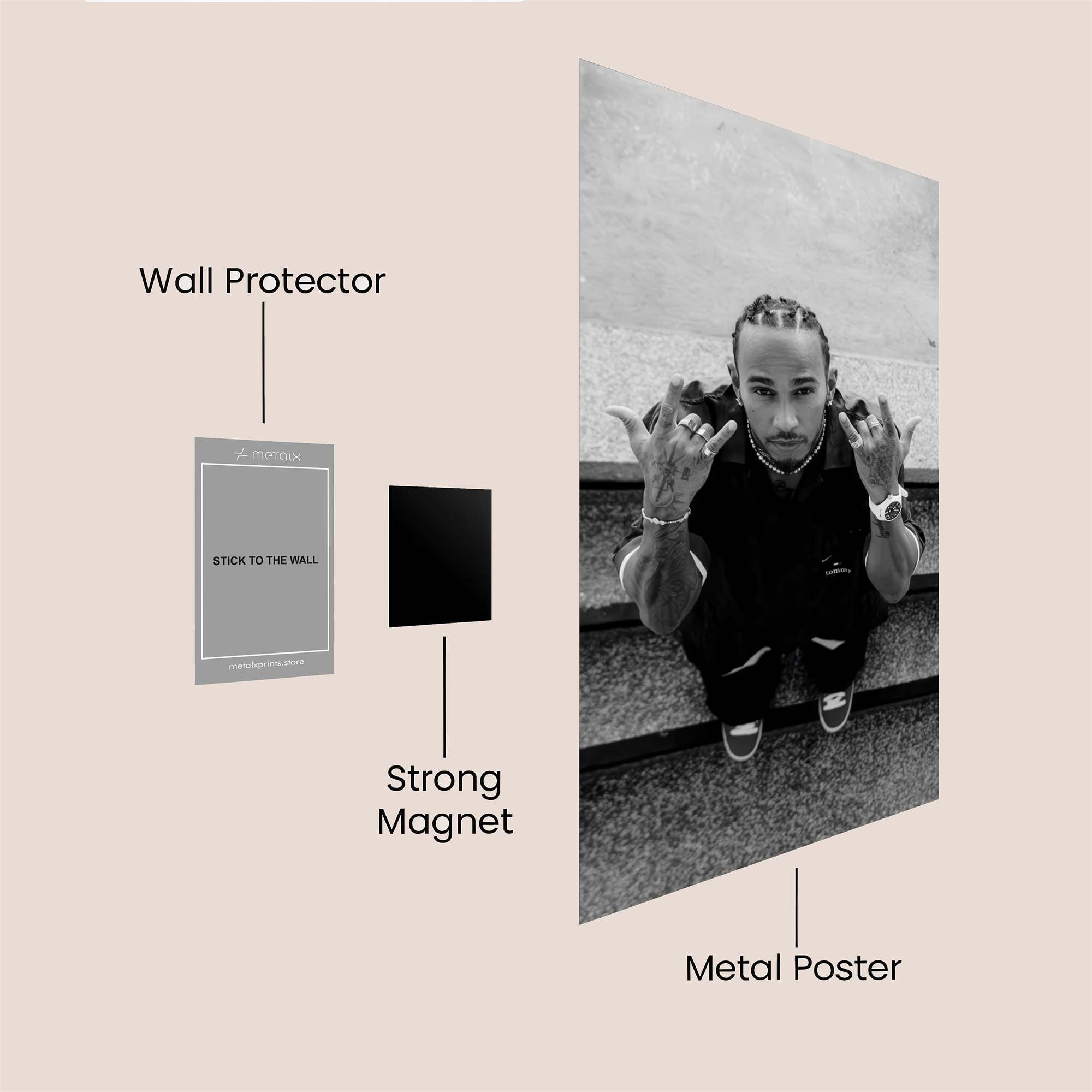 Hamilton Rebellious Safe Wall Magnetic / M