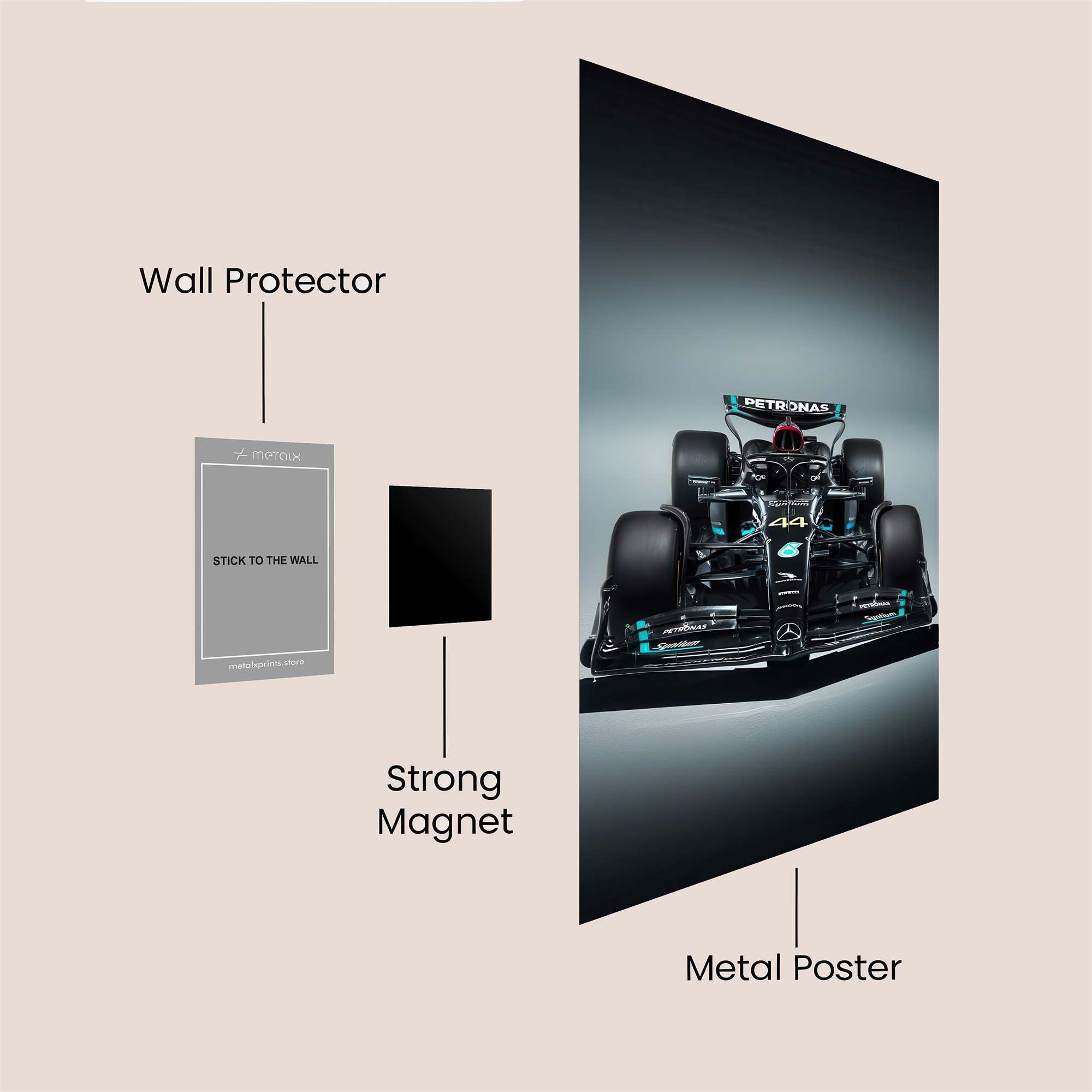 Mercedes Majestic Safe Wall Magnetic / M