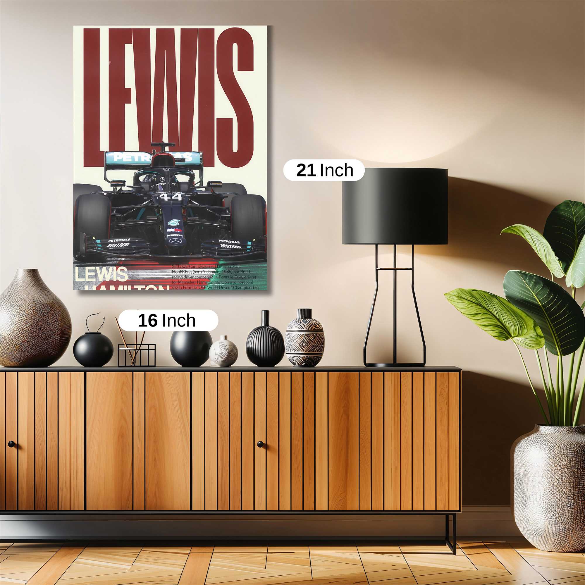 Lewis Hamilton - Velocity Safe Wall Magnetic / M