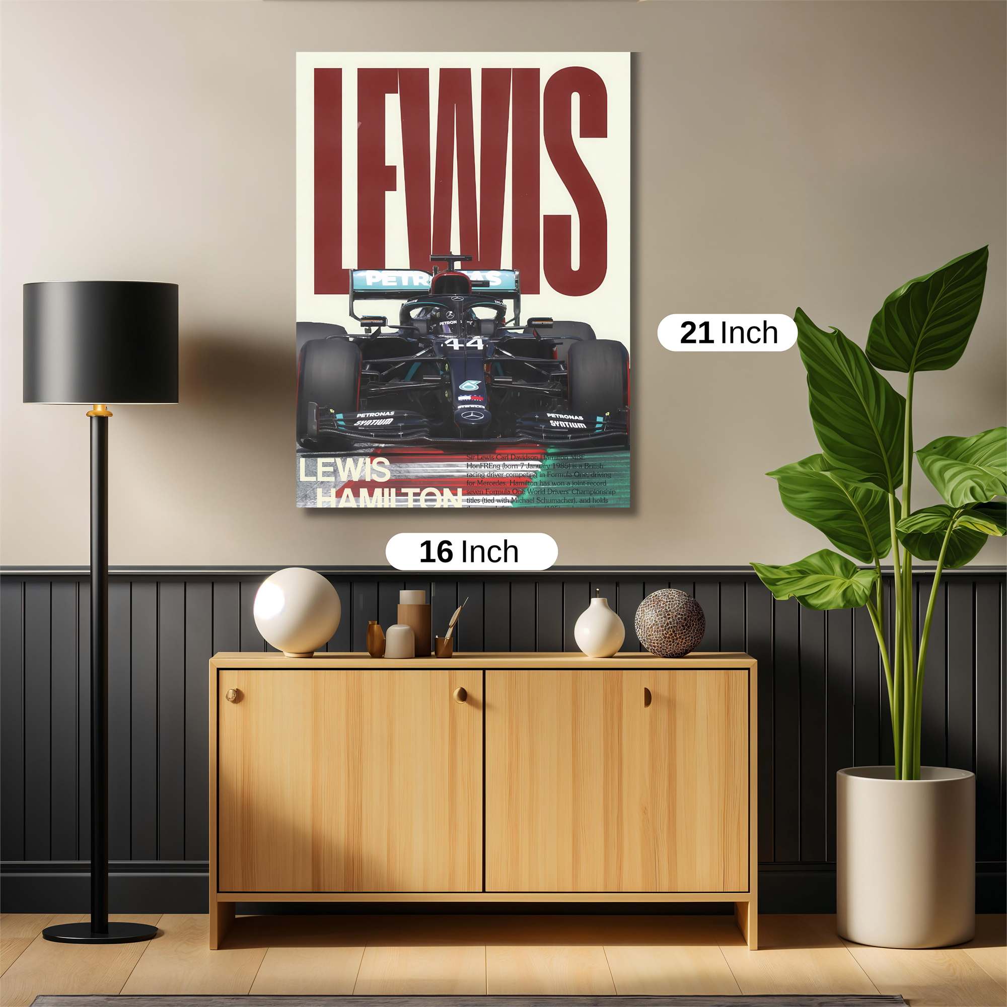 Lewis Hamilton - Velocity Safe Wall Magnetic / M