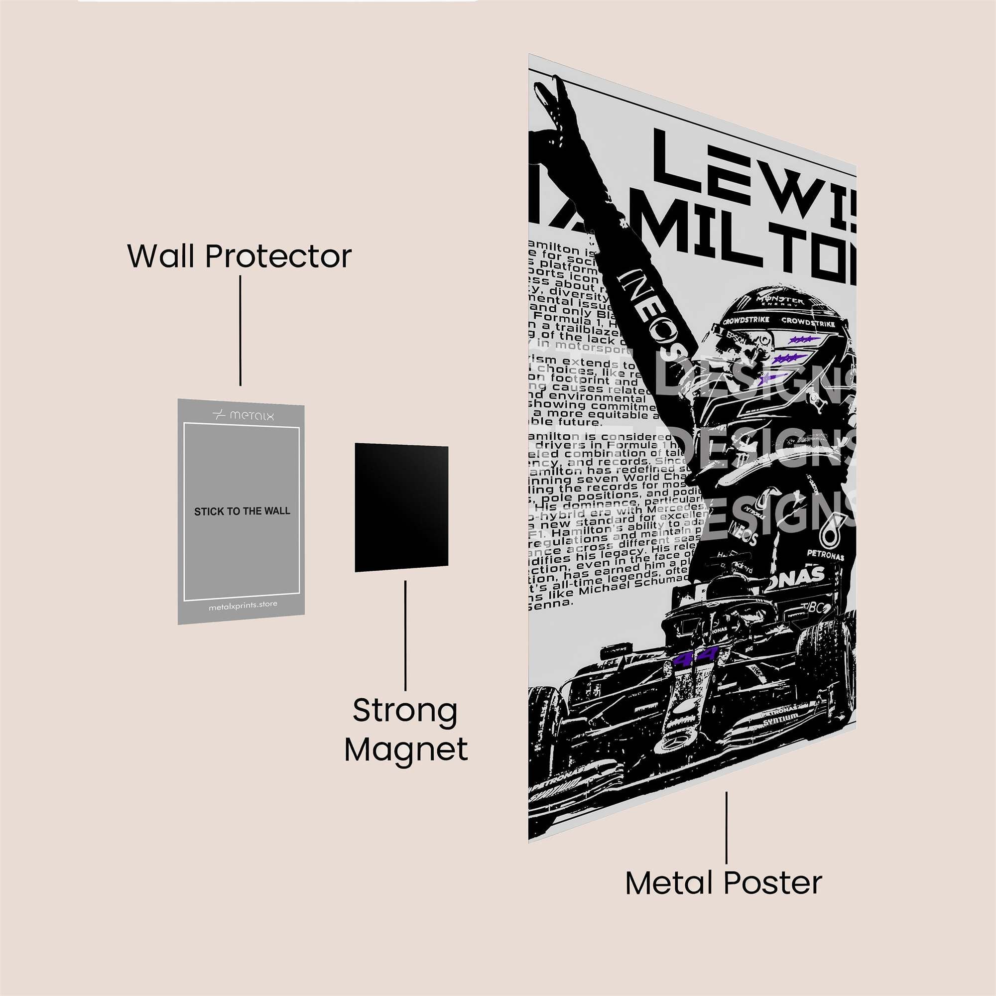 Lewis Triumphant Safe Wall Magnetic / M