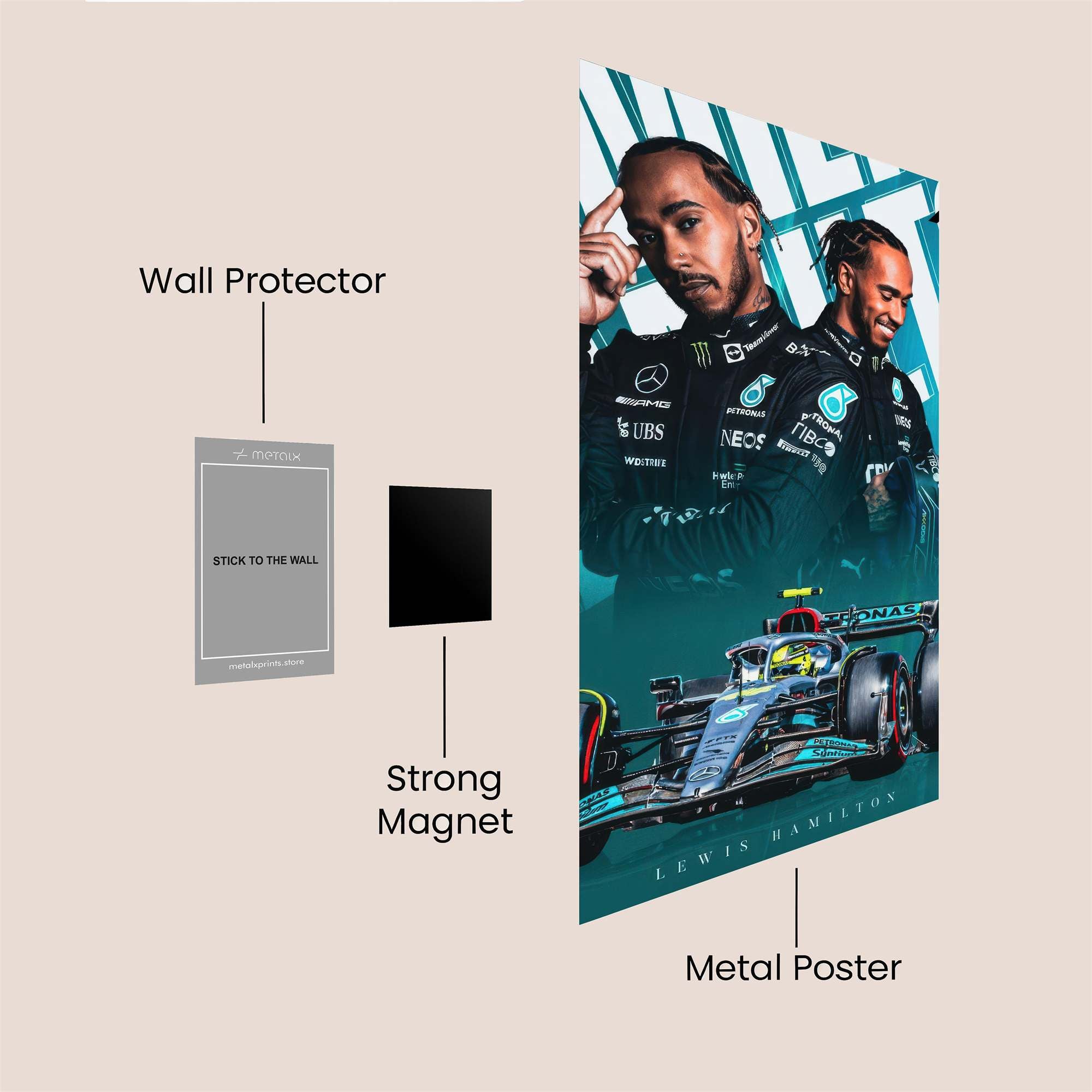 Hamilton Heroic Safe Wall Magnetic / M