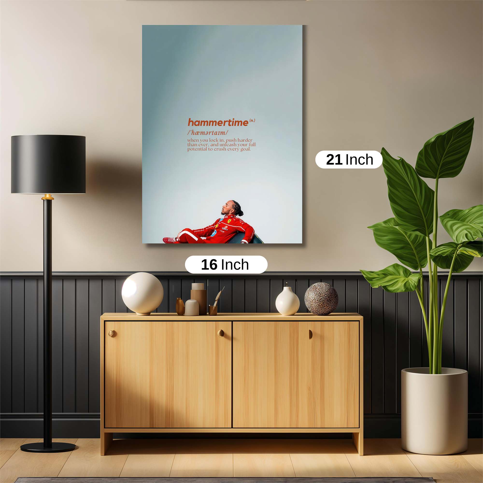 Hamilton Relaxed Safe Wall Magnetic / M