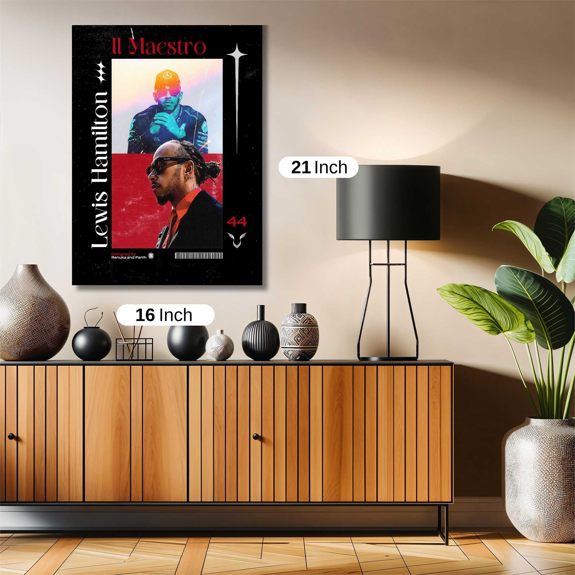 Lewis Hamilton Safe Wall Magnetic / M